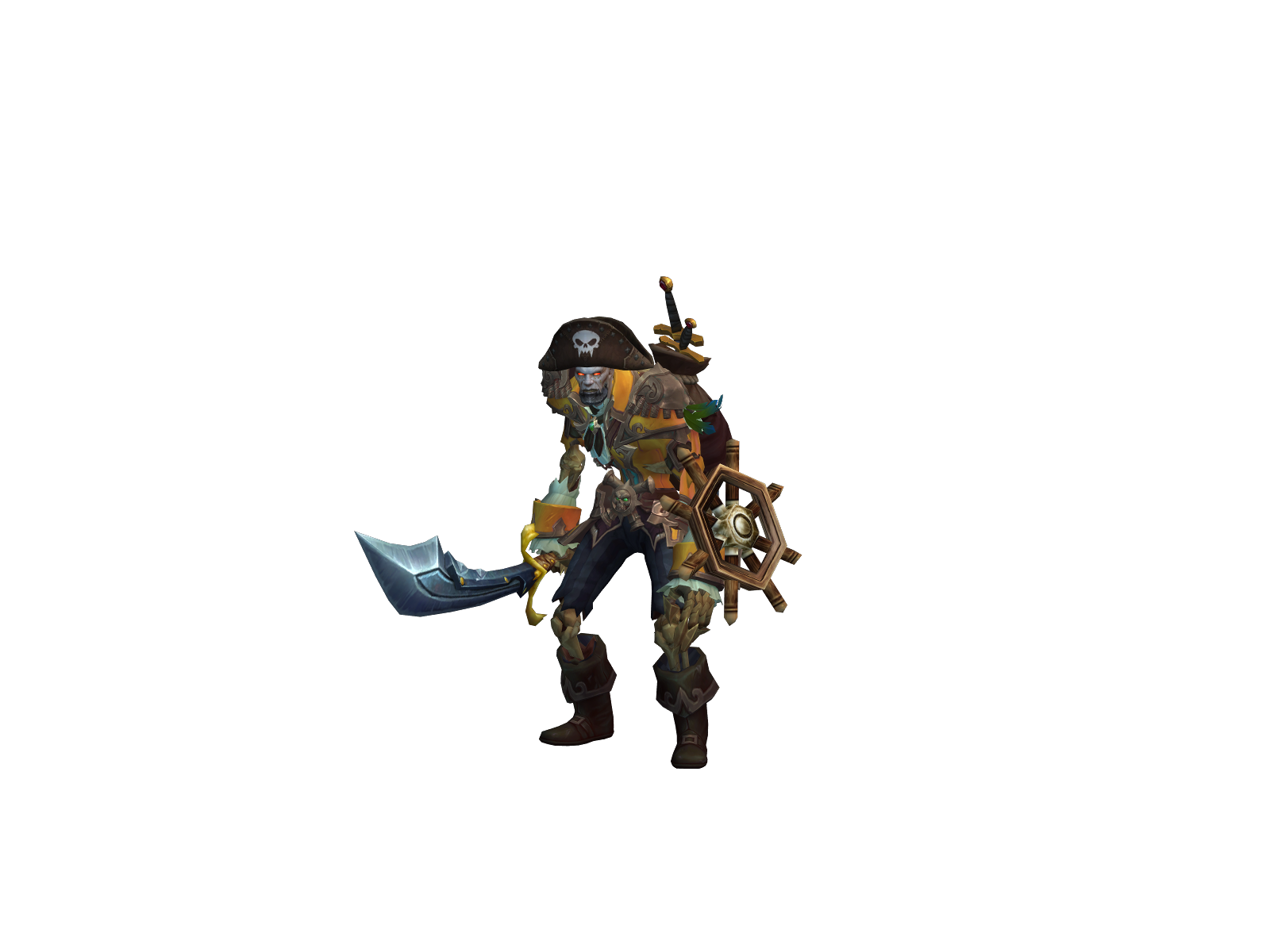 Asthmos 3D character render