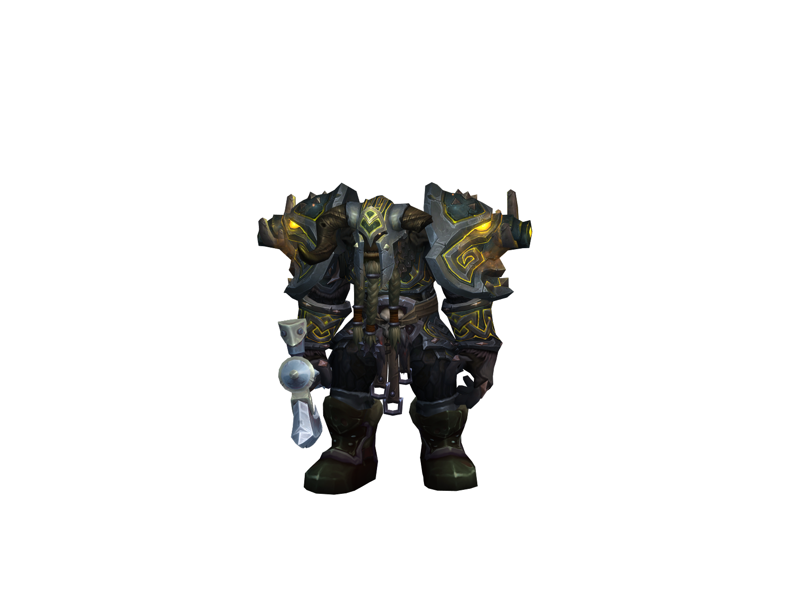 Acaiaca 3D character render