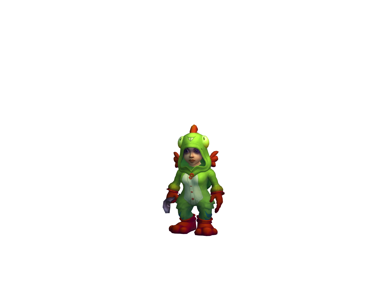 Hooknbook 3D character render