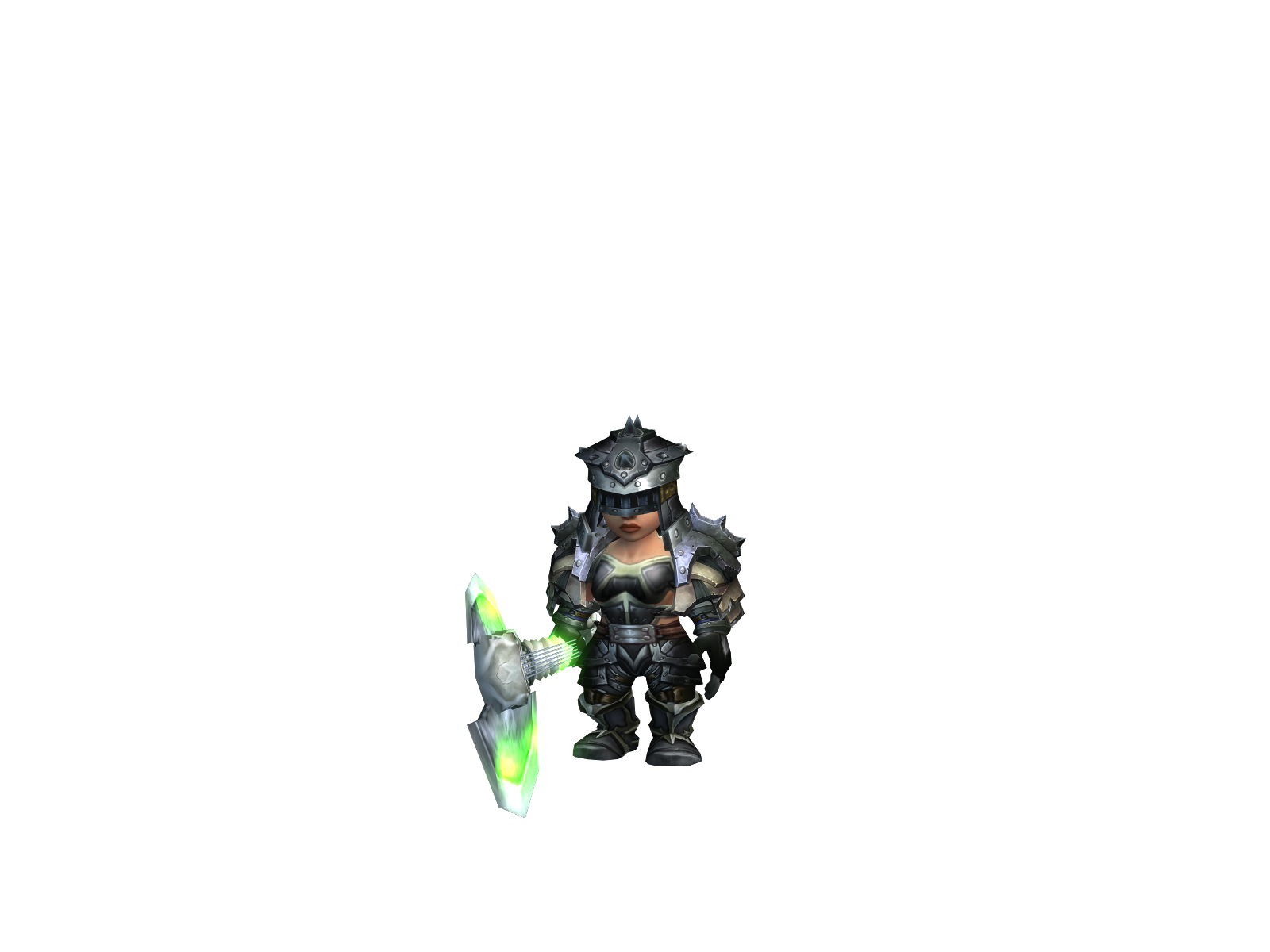 Perturbada 3D character render