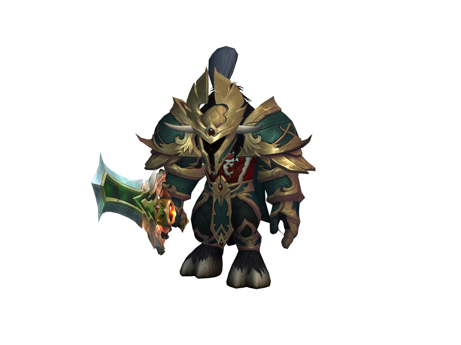 Blackcard 3D character render