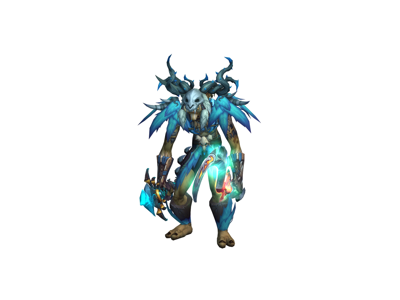 Plagus 3D character render