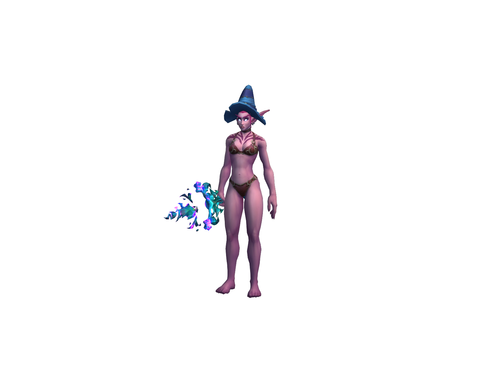 Getpolyd 3D character render