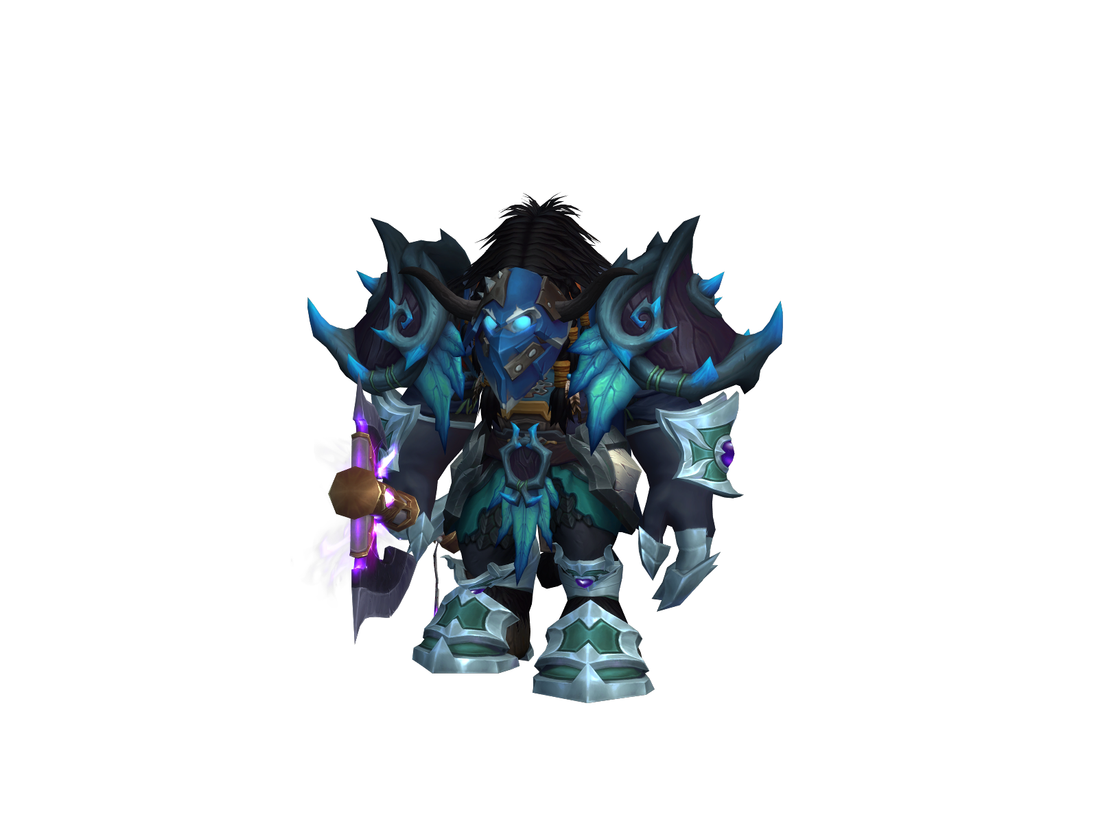 Blackarm 3D character render
