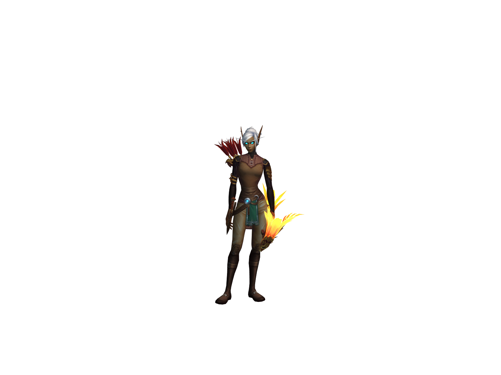 Auría 3D character render