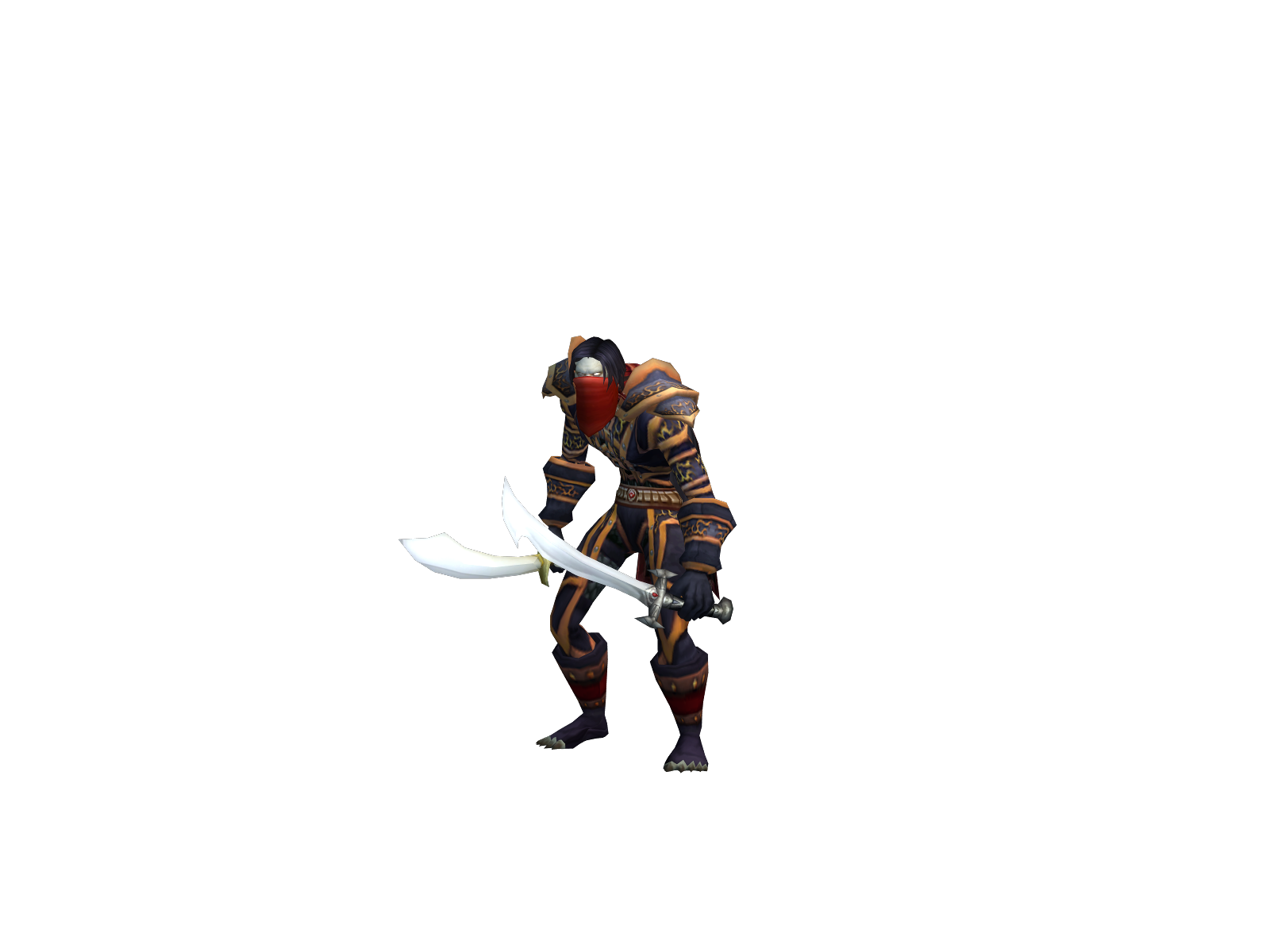 Phrighten 3D character render