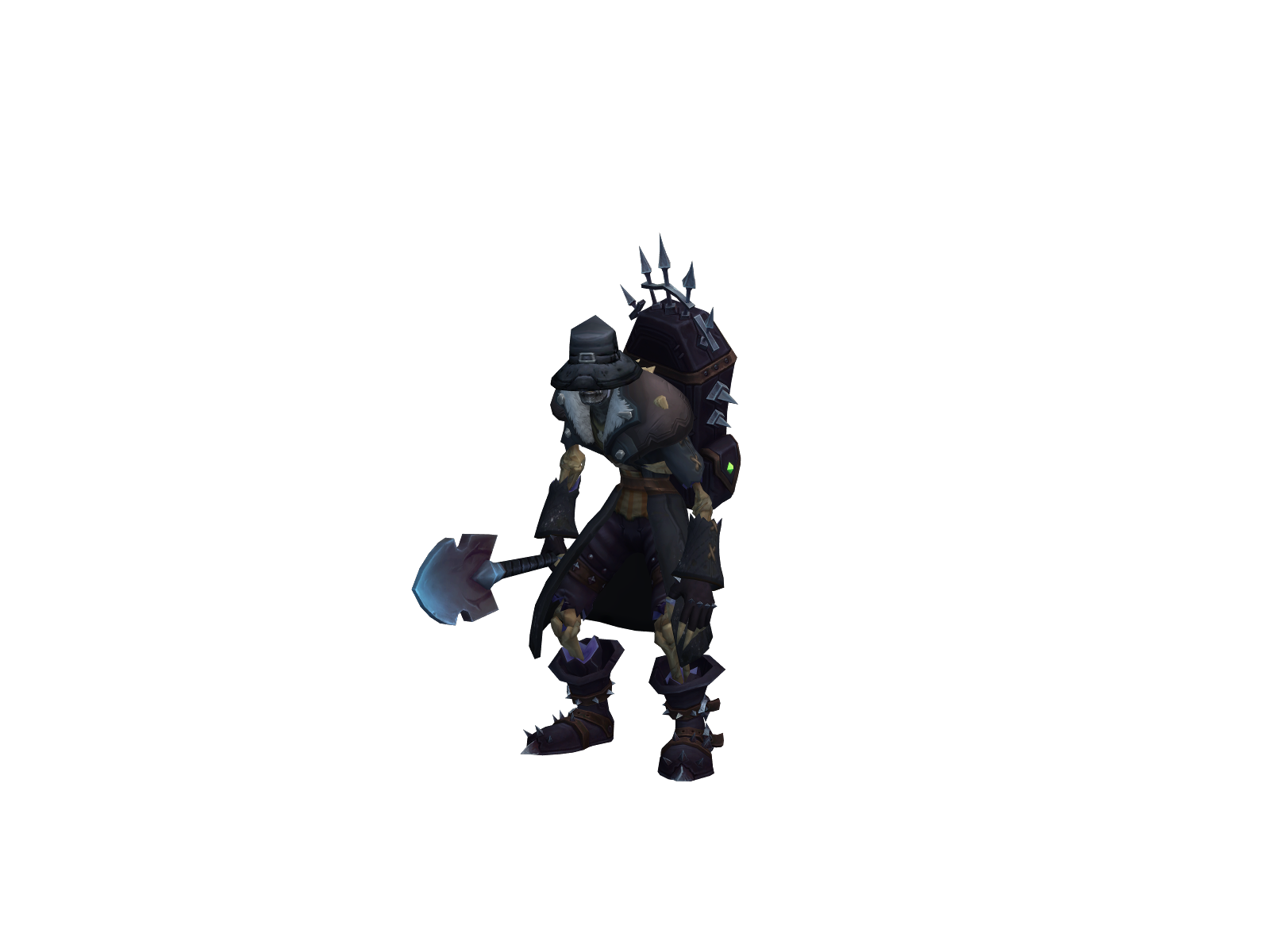 Frothimus 3D character render