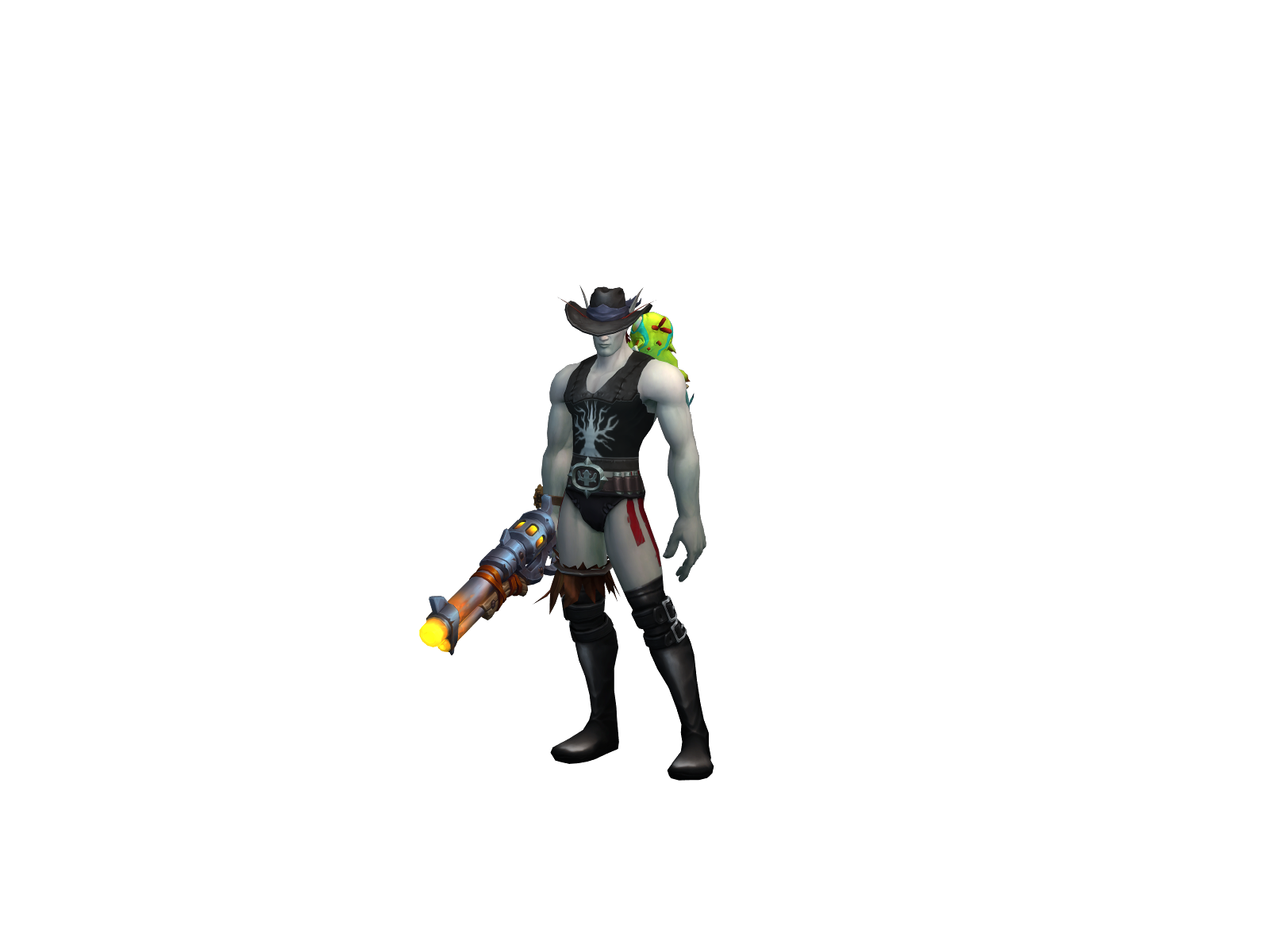 Tickler 3D character render