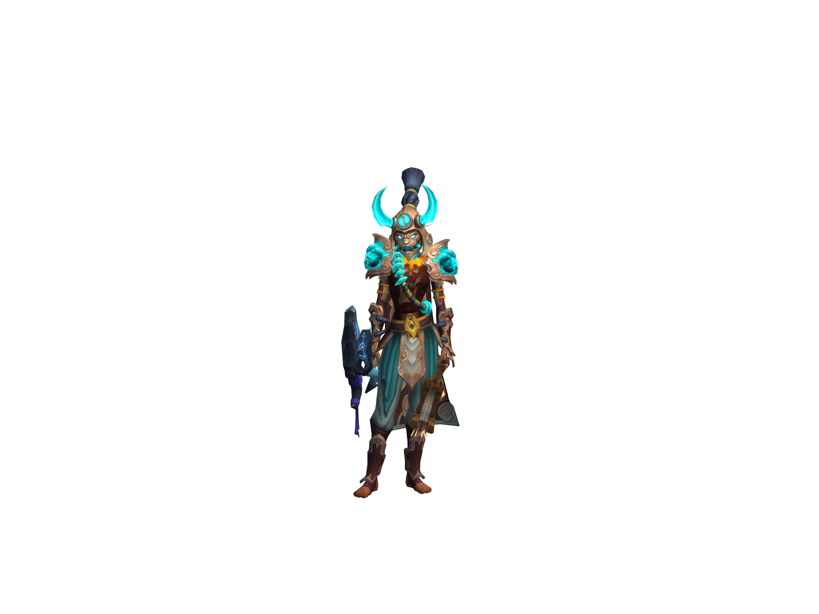 Gabaan 3D character render