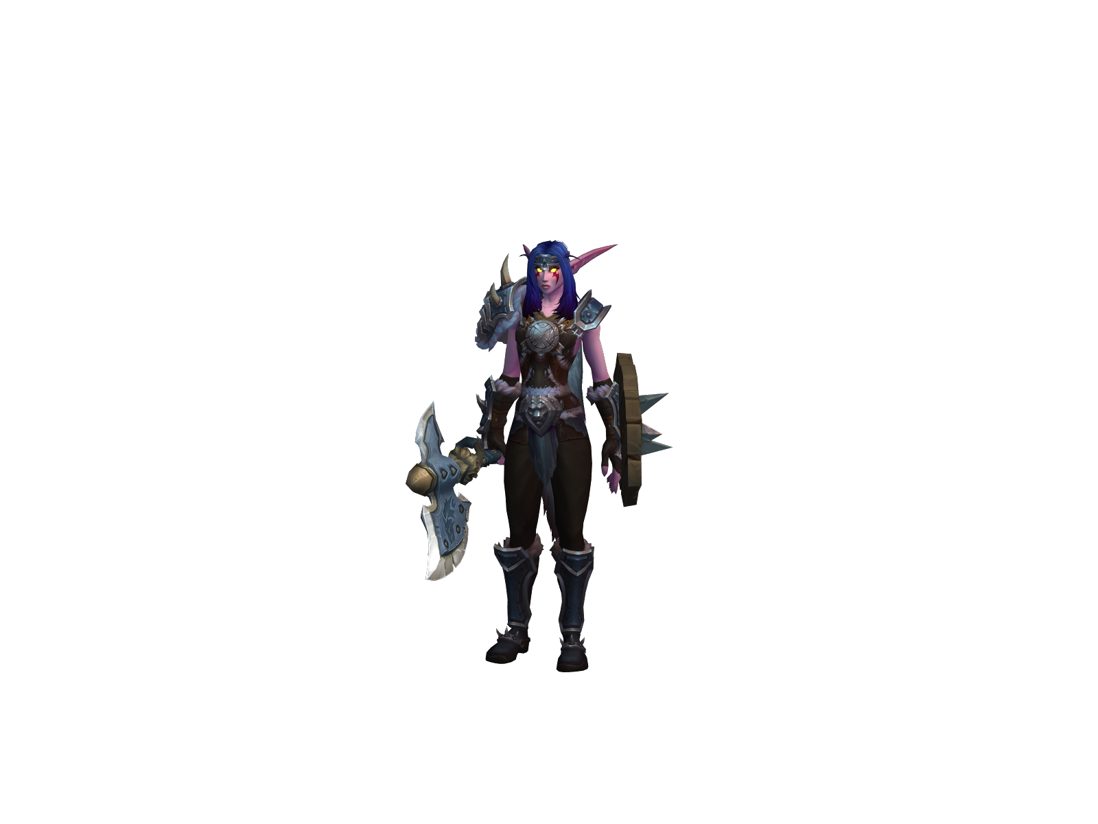 Sashiburi 3D character render