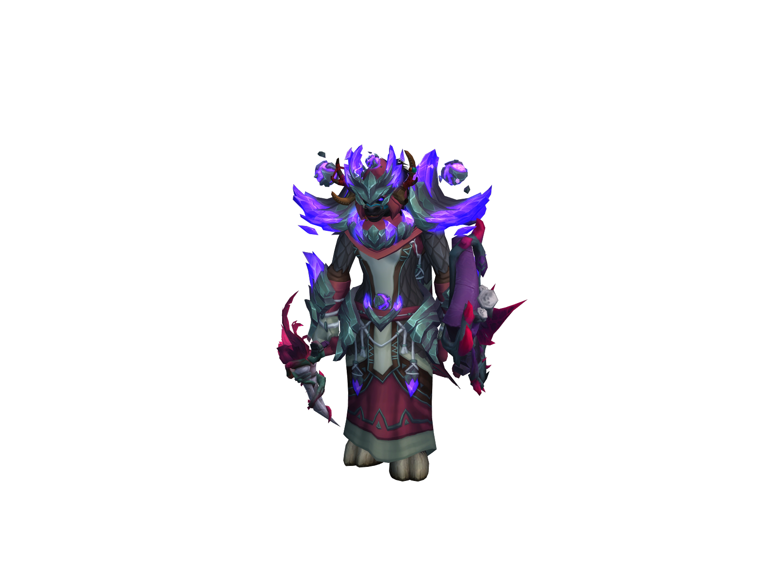 Shamanisms 3D character render