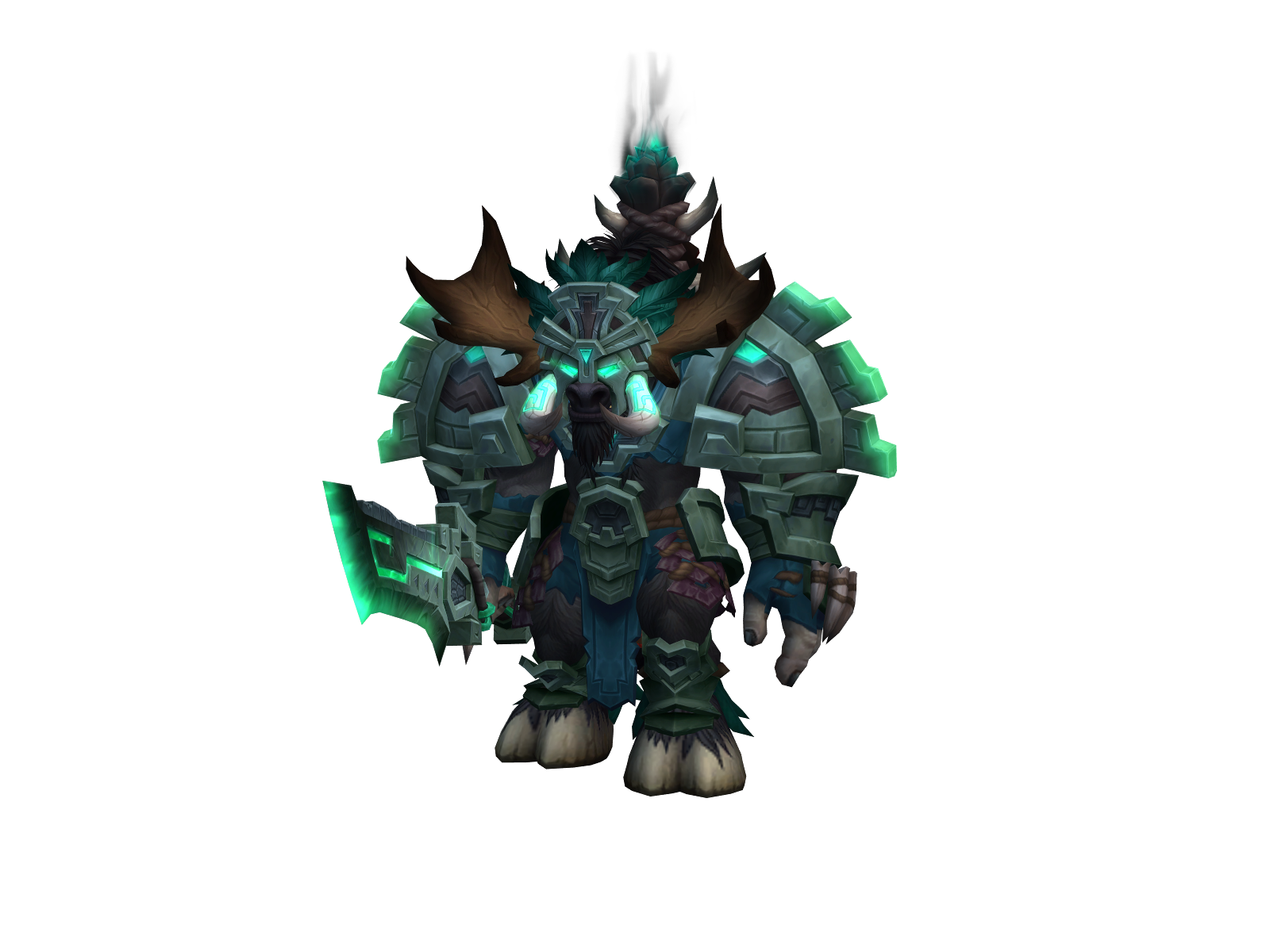 Decayren 3D character render