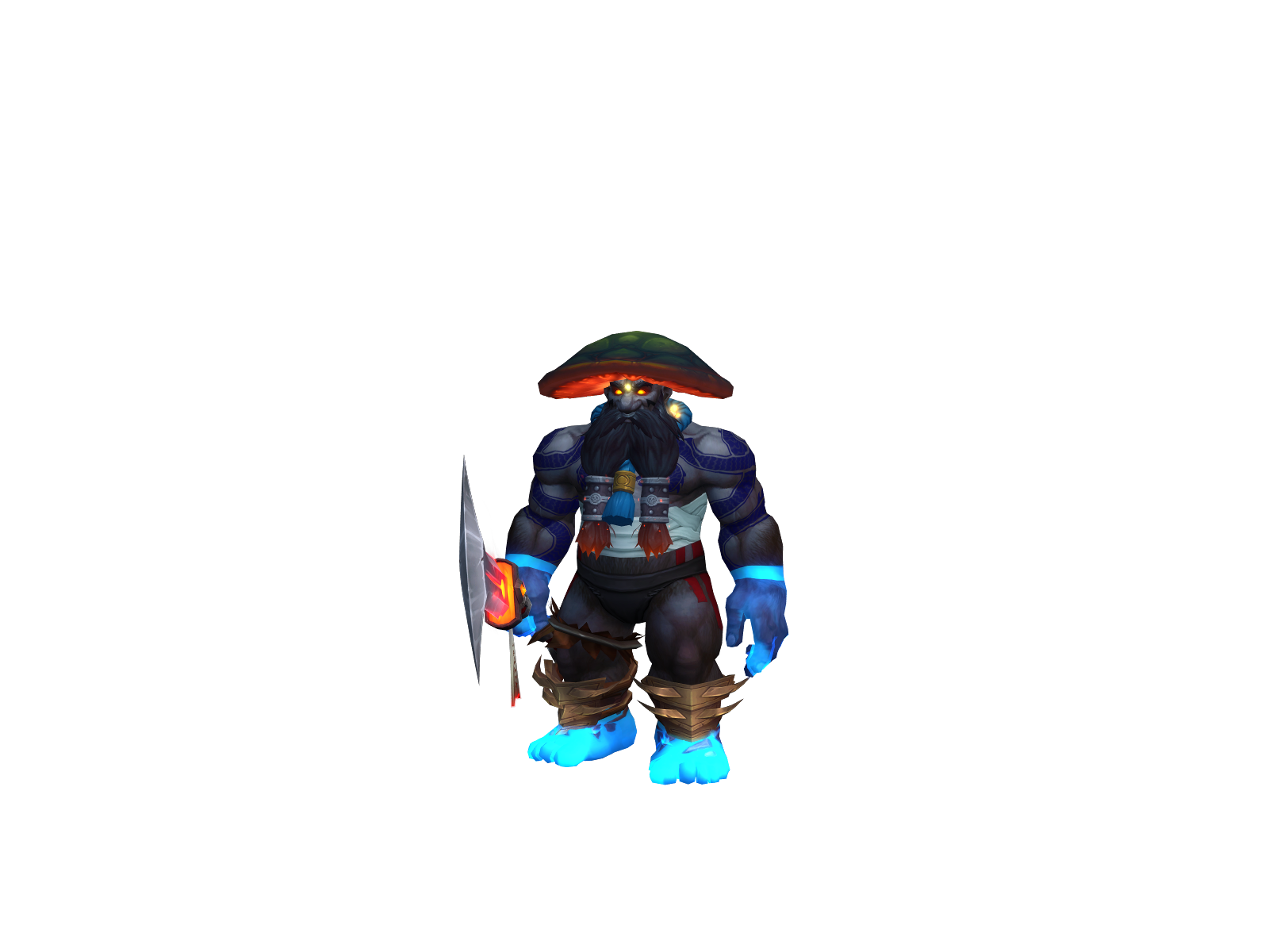 Fiztingfaded 3D character render