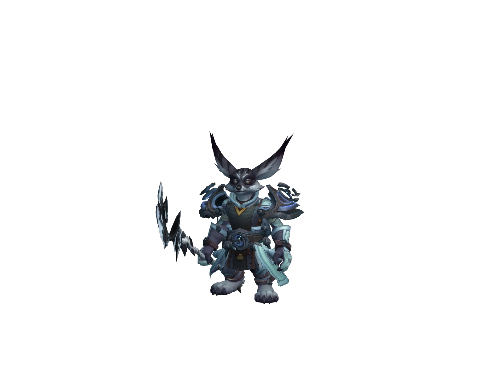 Blazedfrost 3D character render