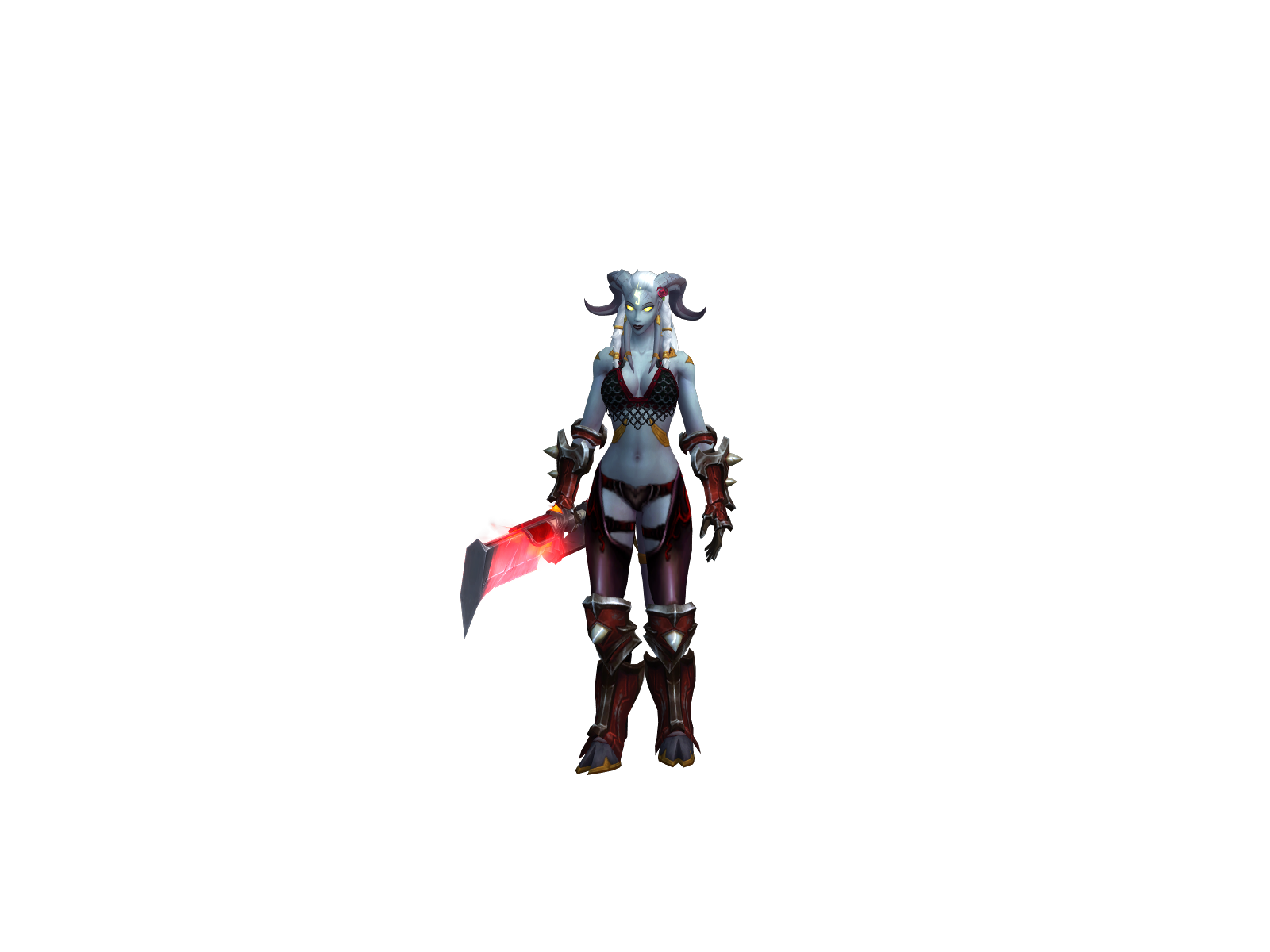 Mydriacyl 3D character render