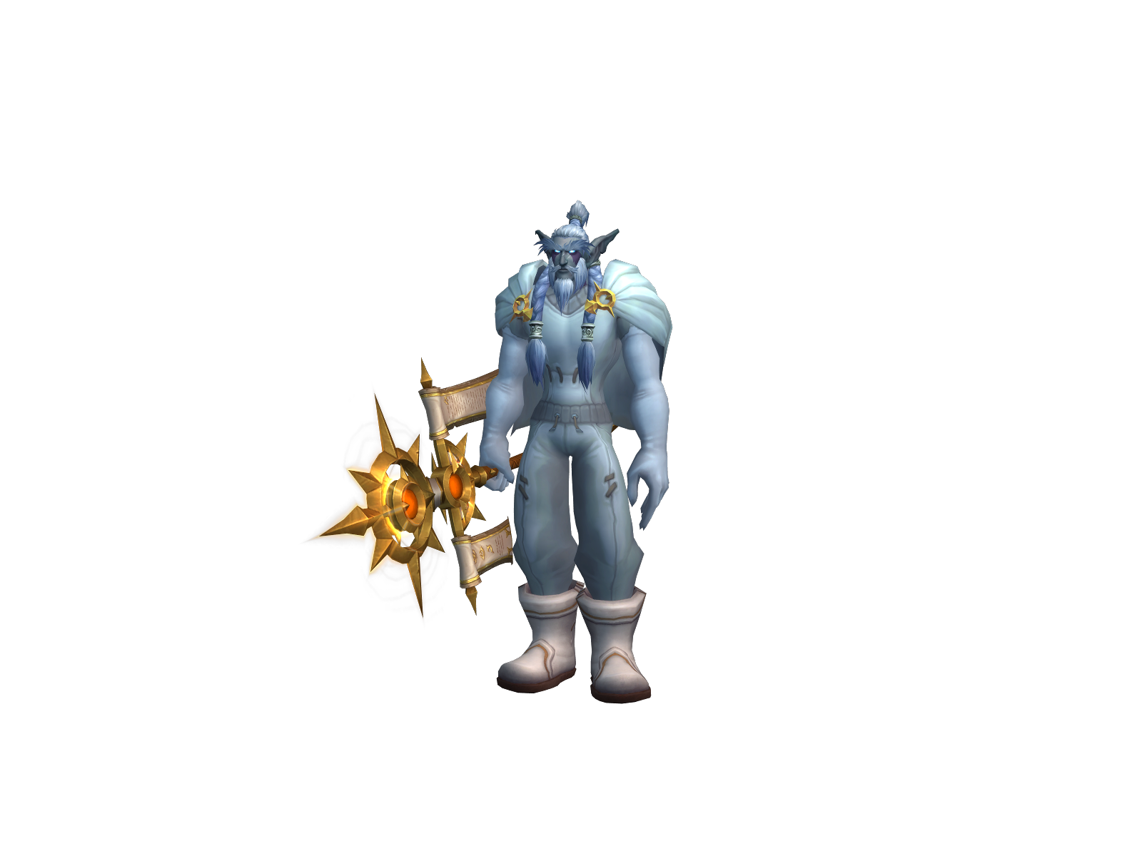 Snycklefrytz 3D character render