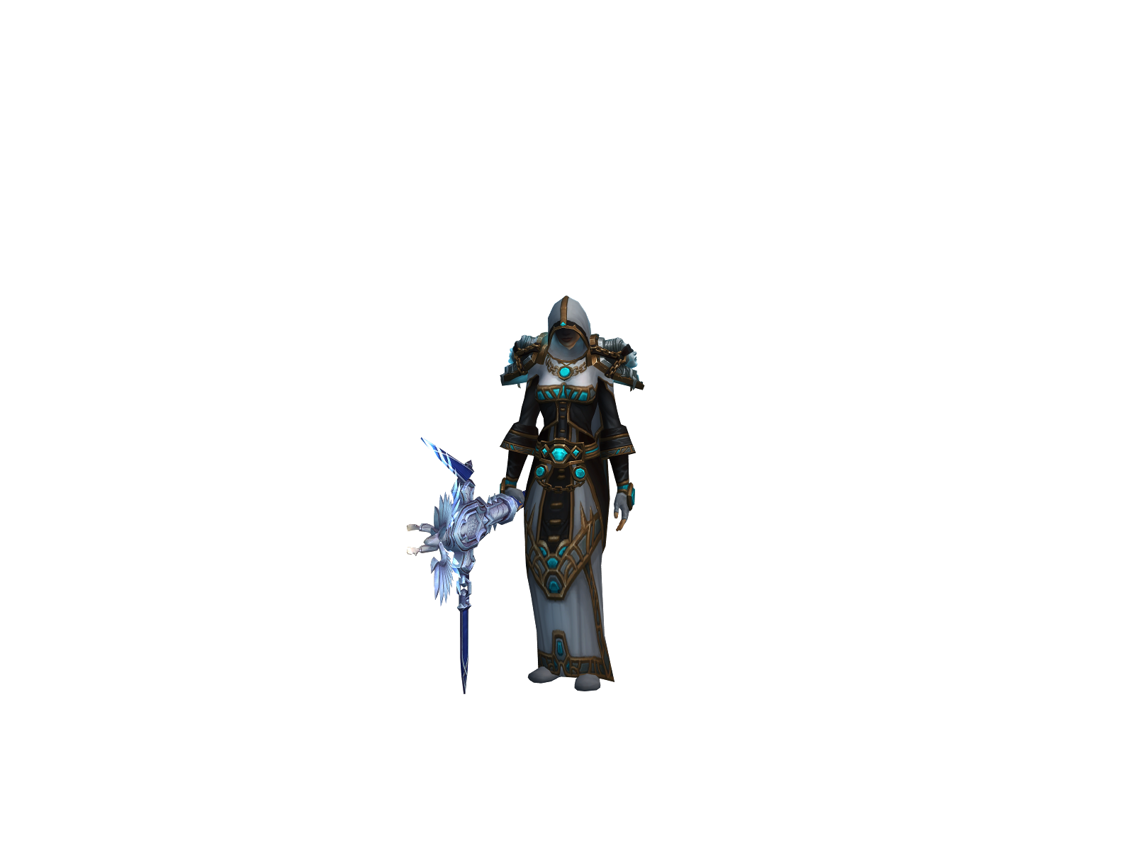 Gombie 3D character render