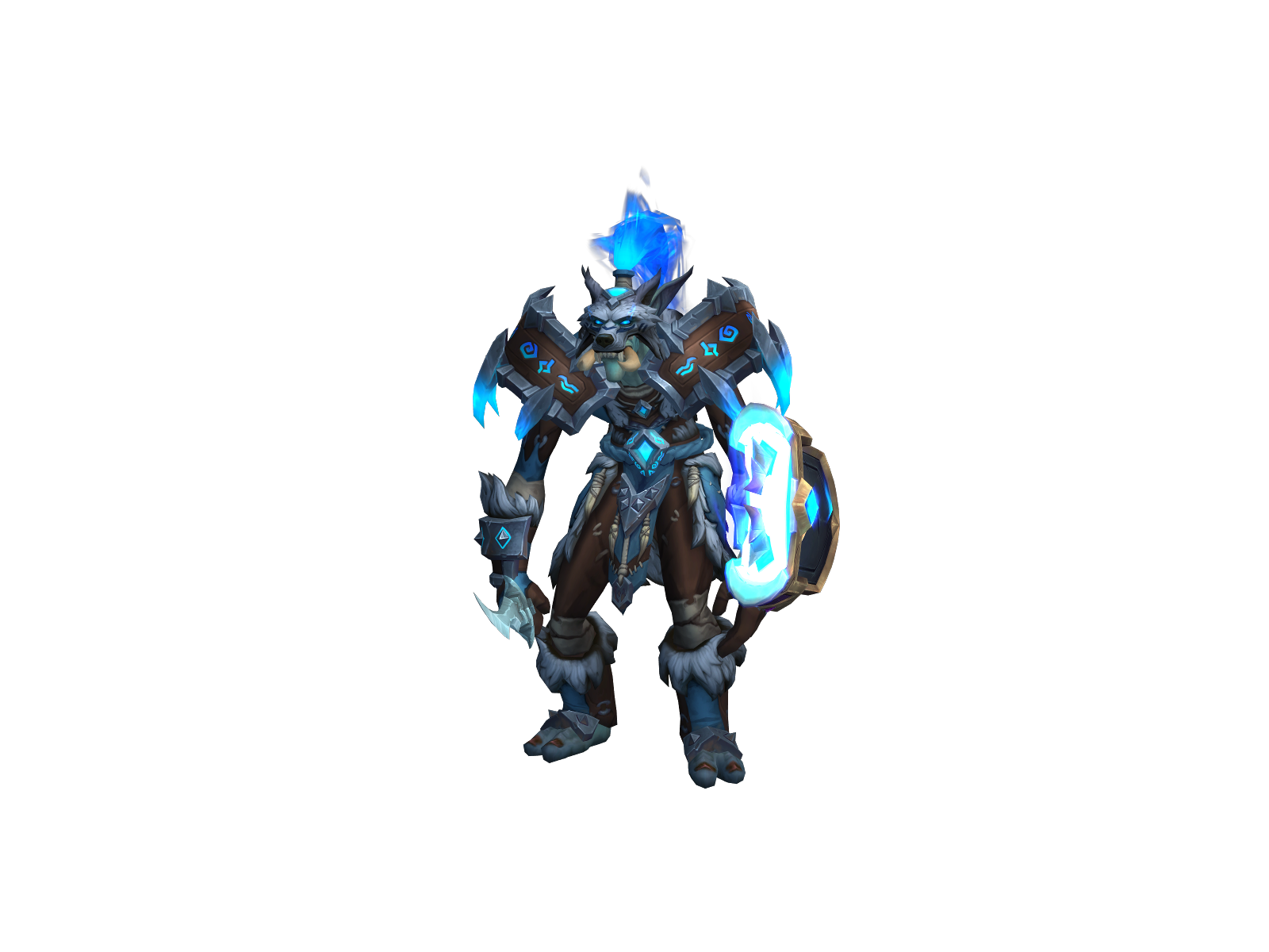 Skåll 3D character render