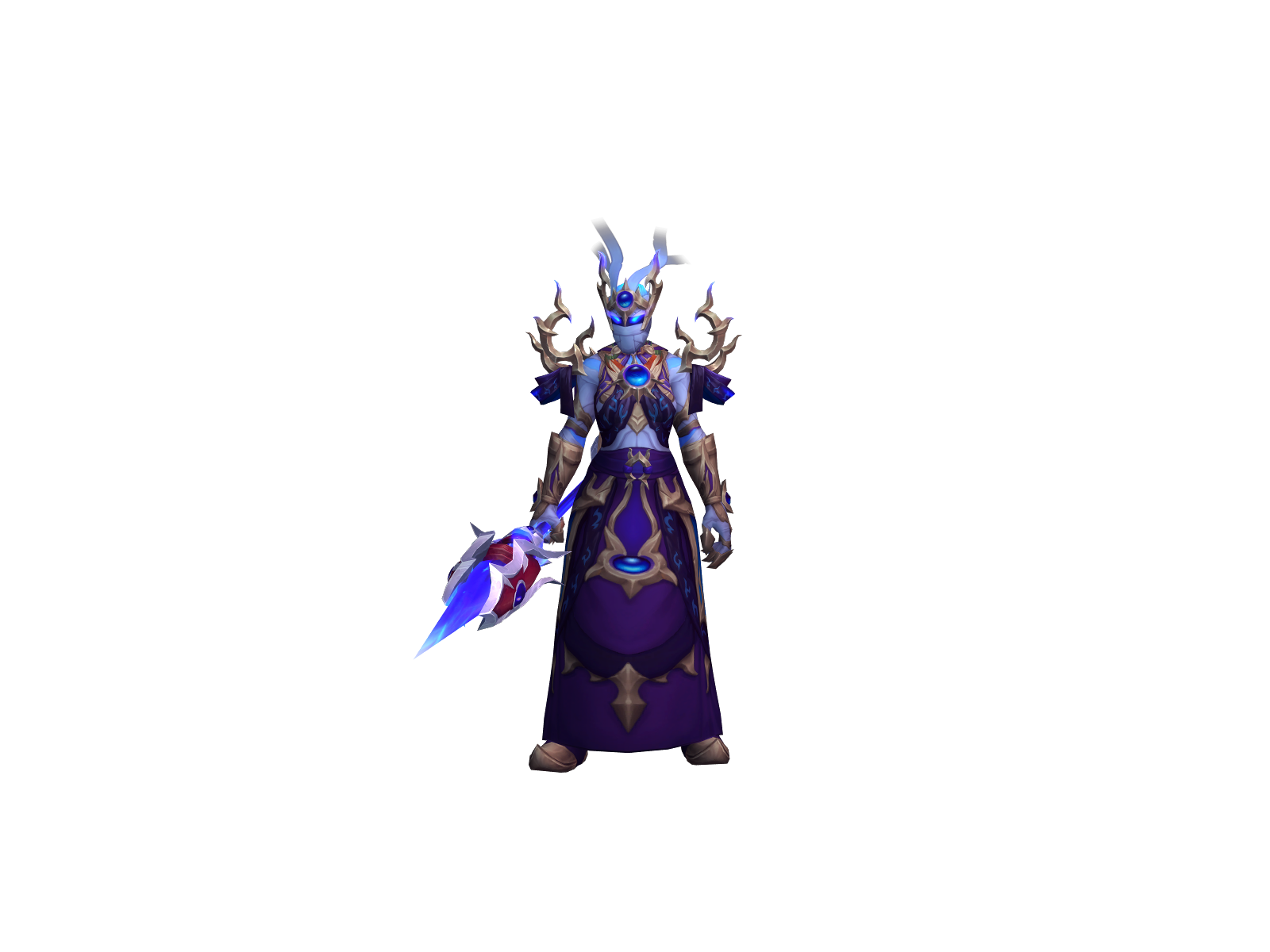 Zepherpriest 3D character render