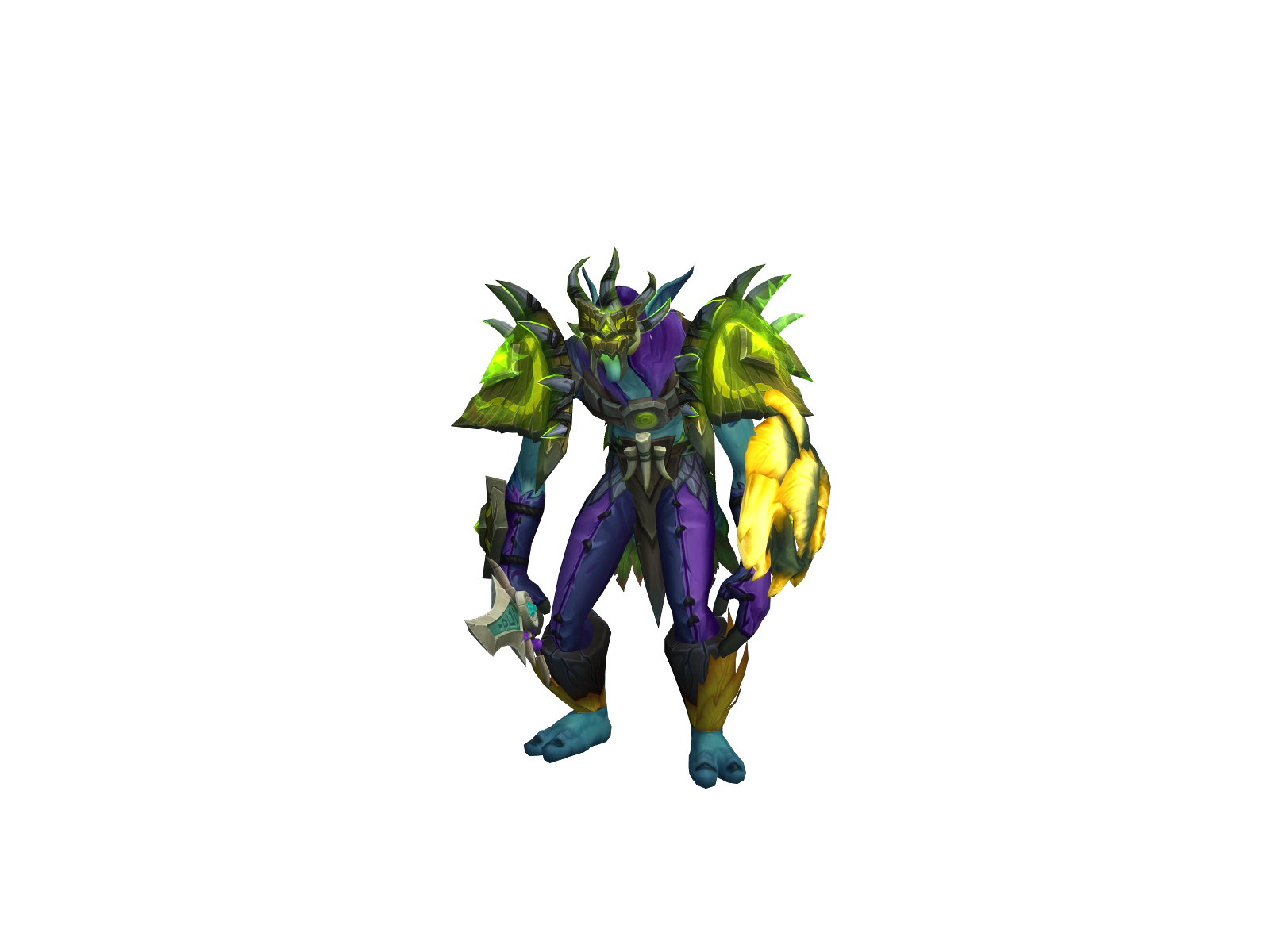 Solshock 3D character render