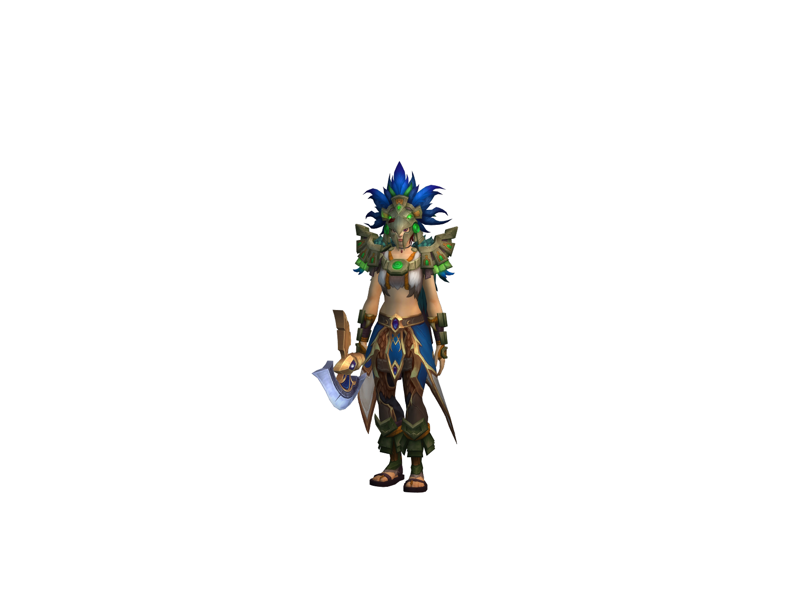 Valiyra 3D character render