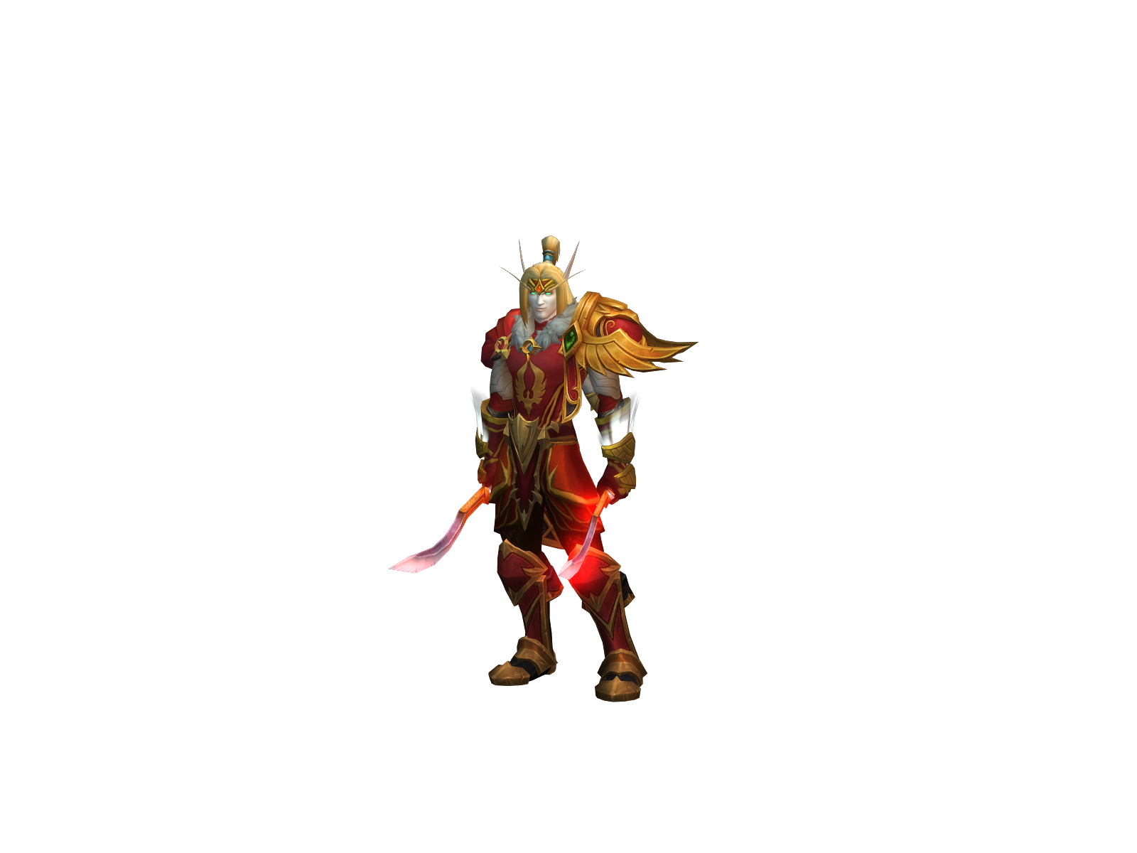 Wtelf 3D character render