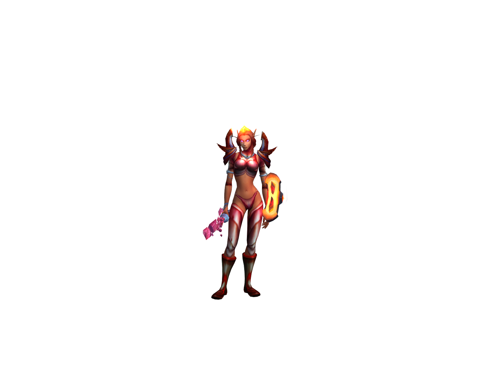 Bloodphysics 3D character render