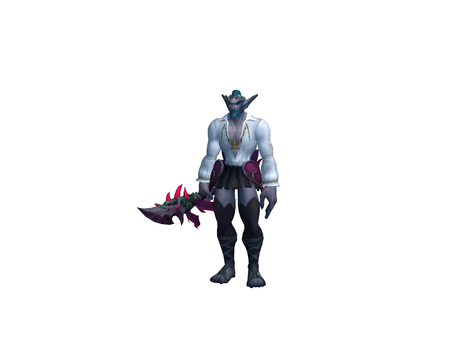 Midluna 3D character render
