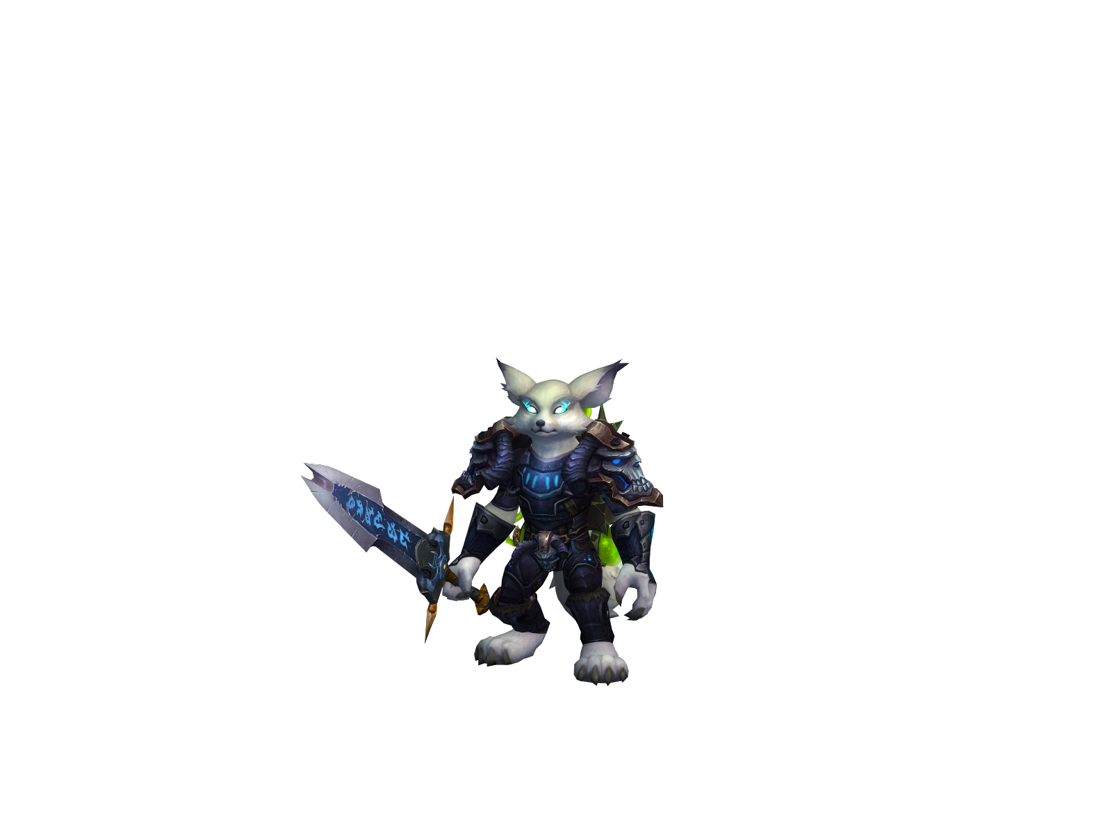 Squirrelnite 3D character render