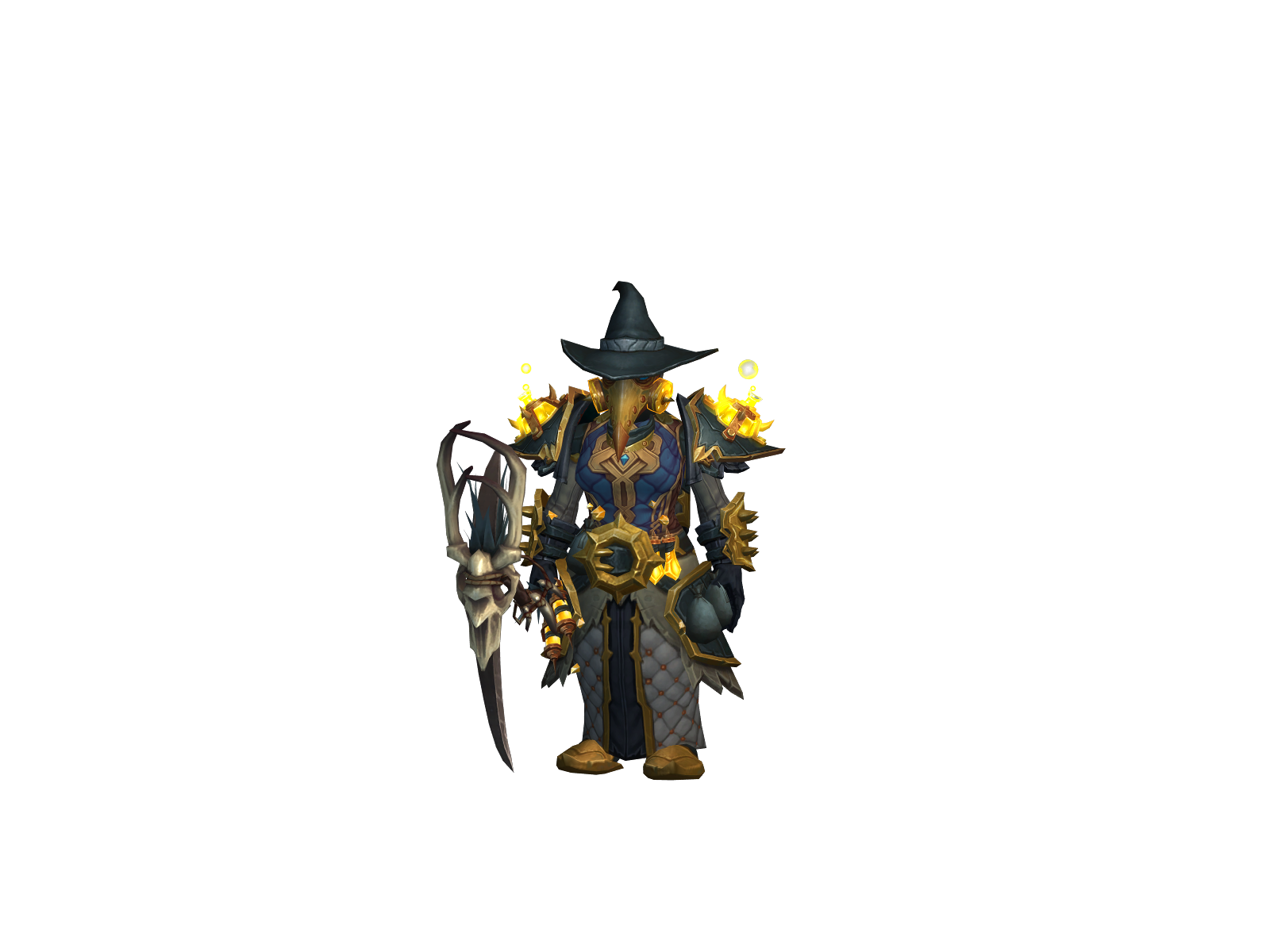 Moochrist 3D character render