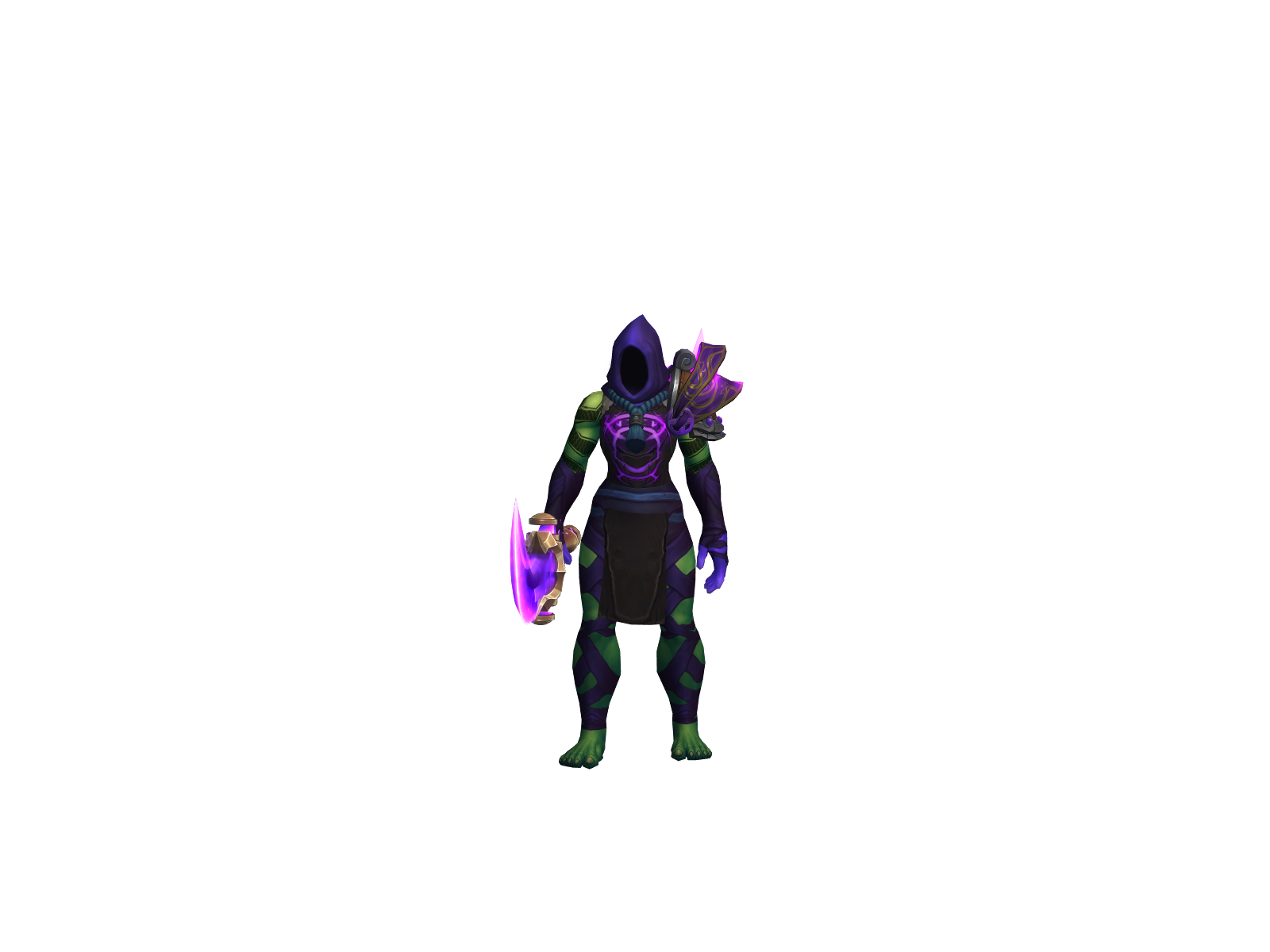 Skullwd 3D character render