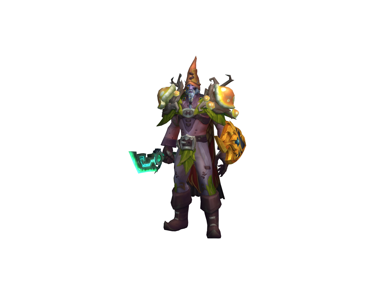 Tyshock 3D character render