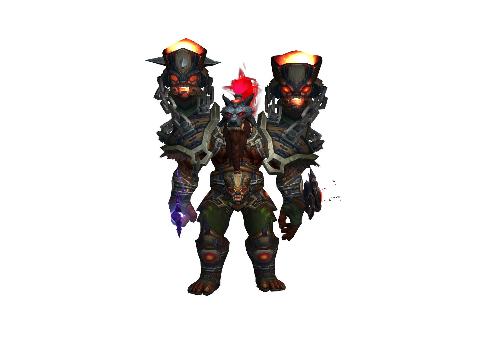 Shambalamm 3D character render