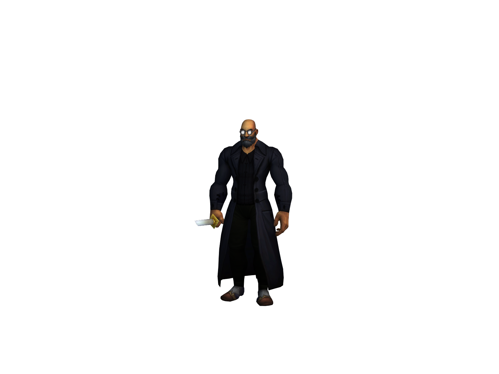 Blacklancer 3D character render