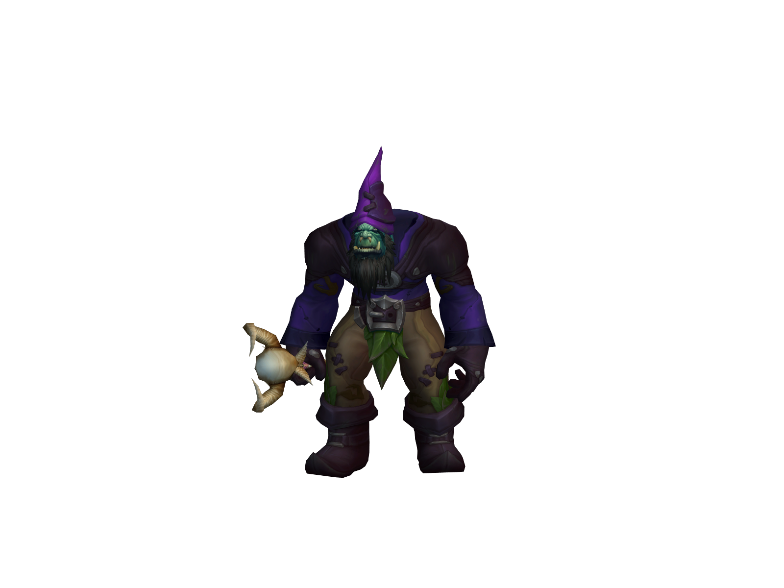 Azglush 3D character render