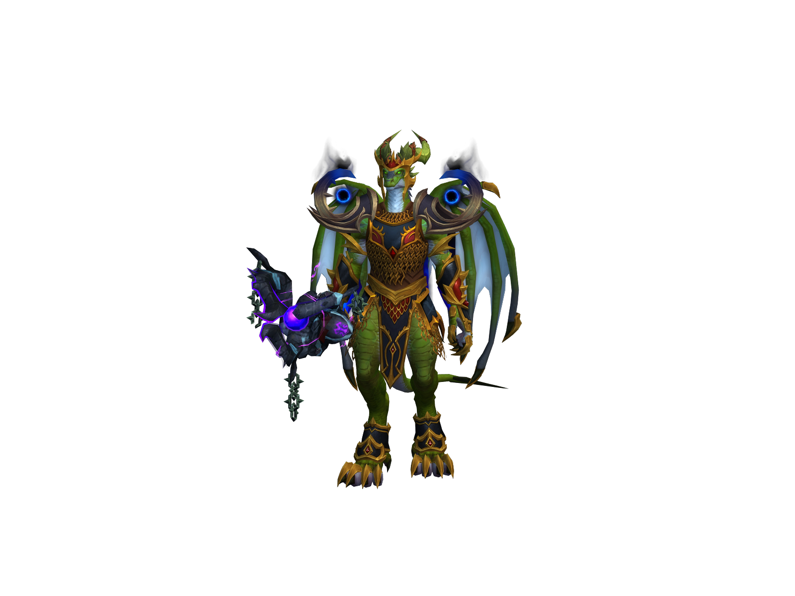 Draekax 3D character render