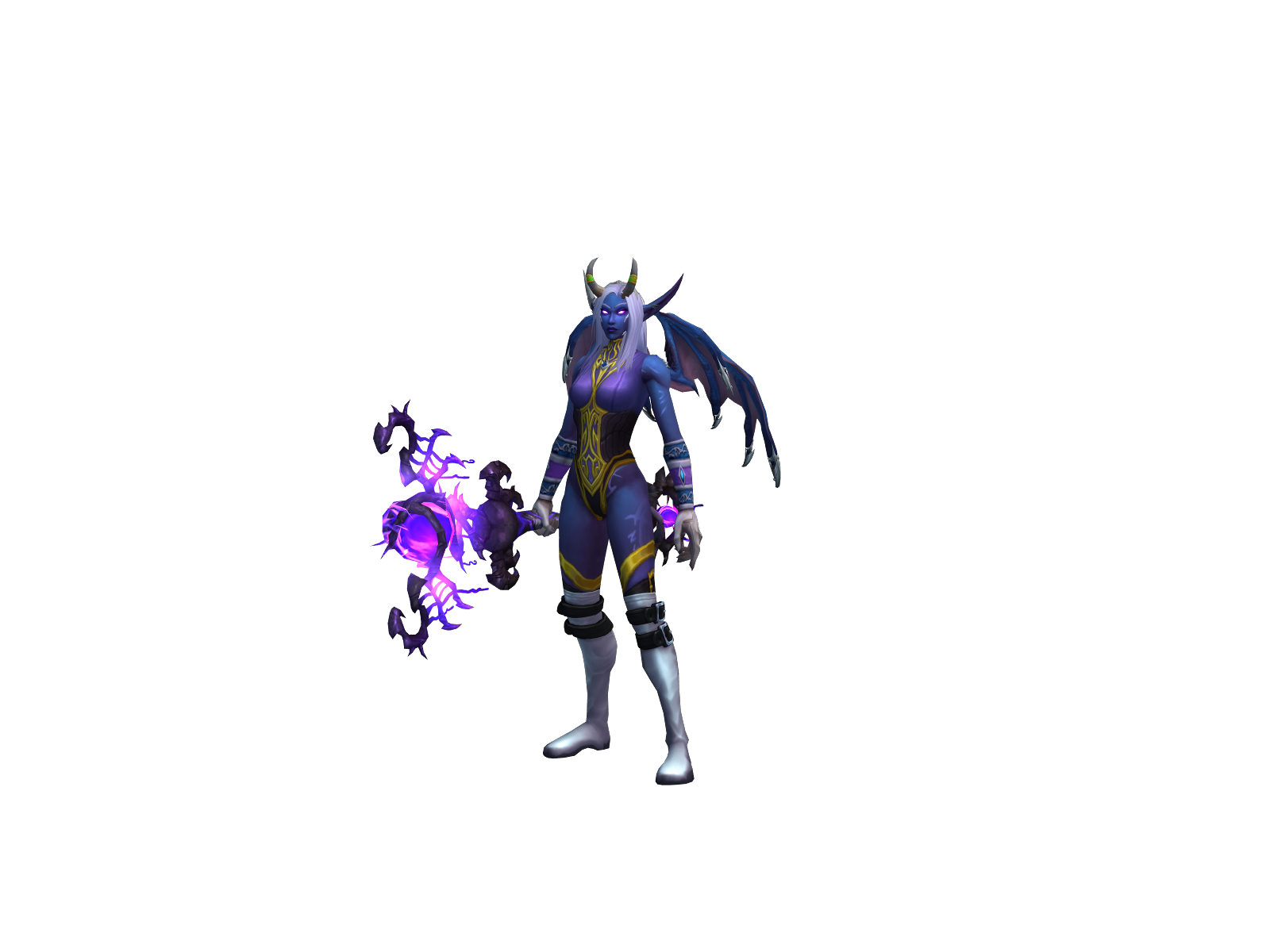Mellev 3D character render