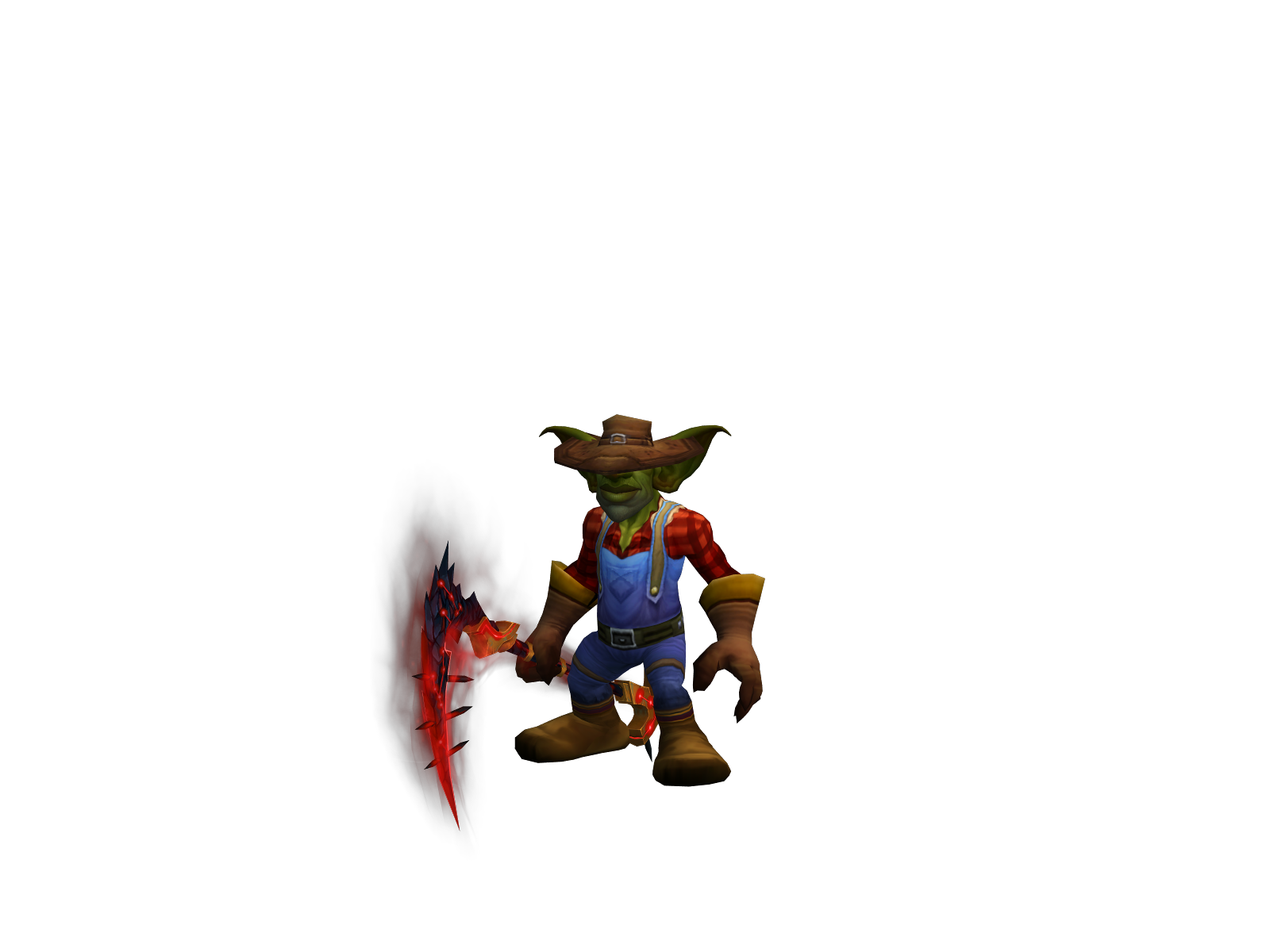Krozok 3D character render