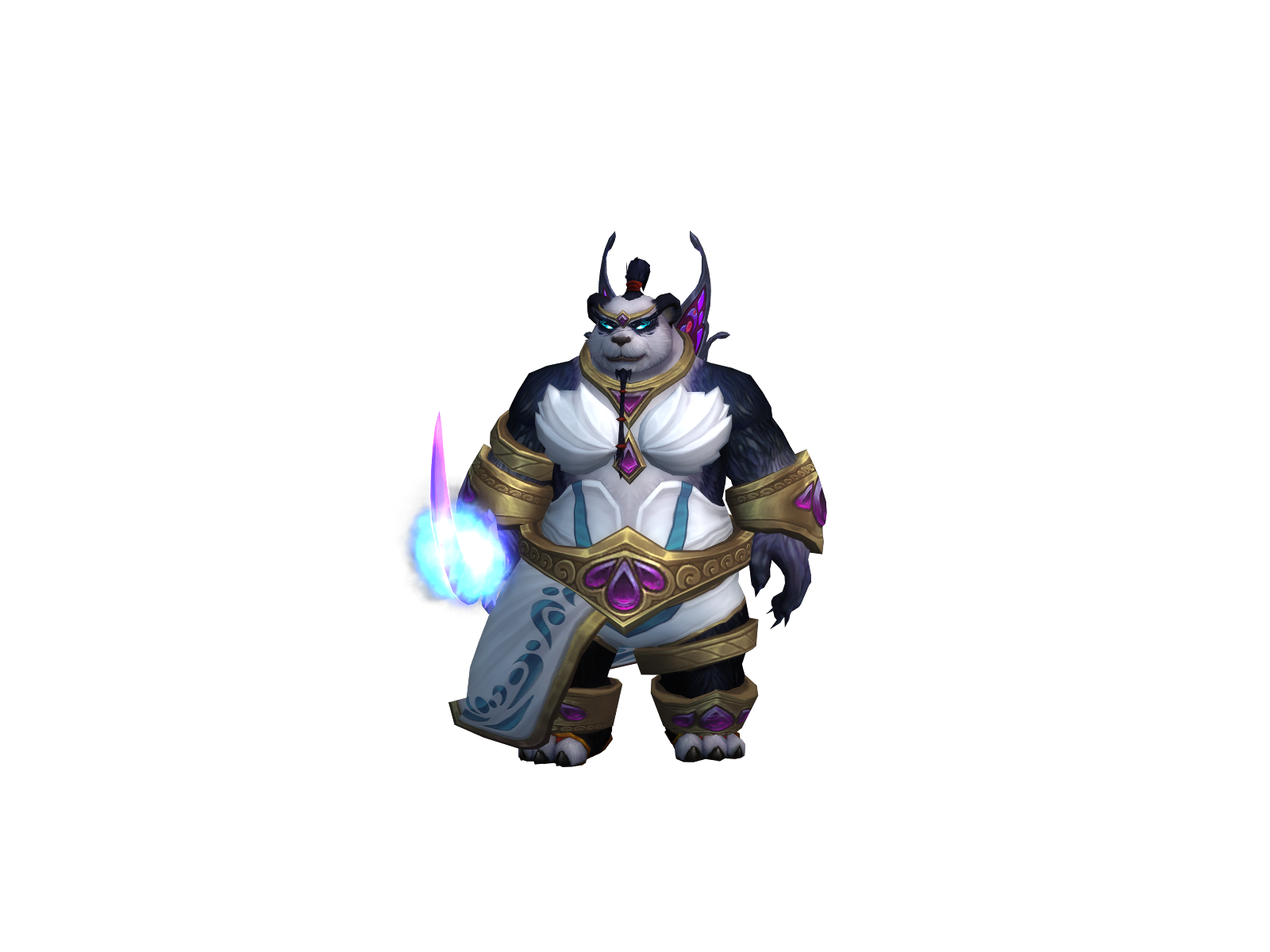 Necrofopanda 3D character render