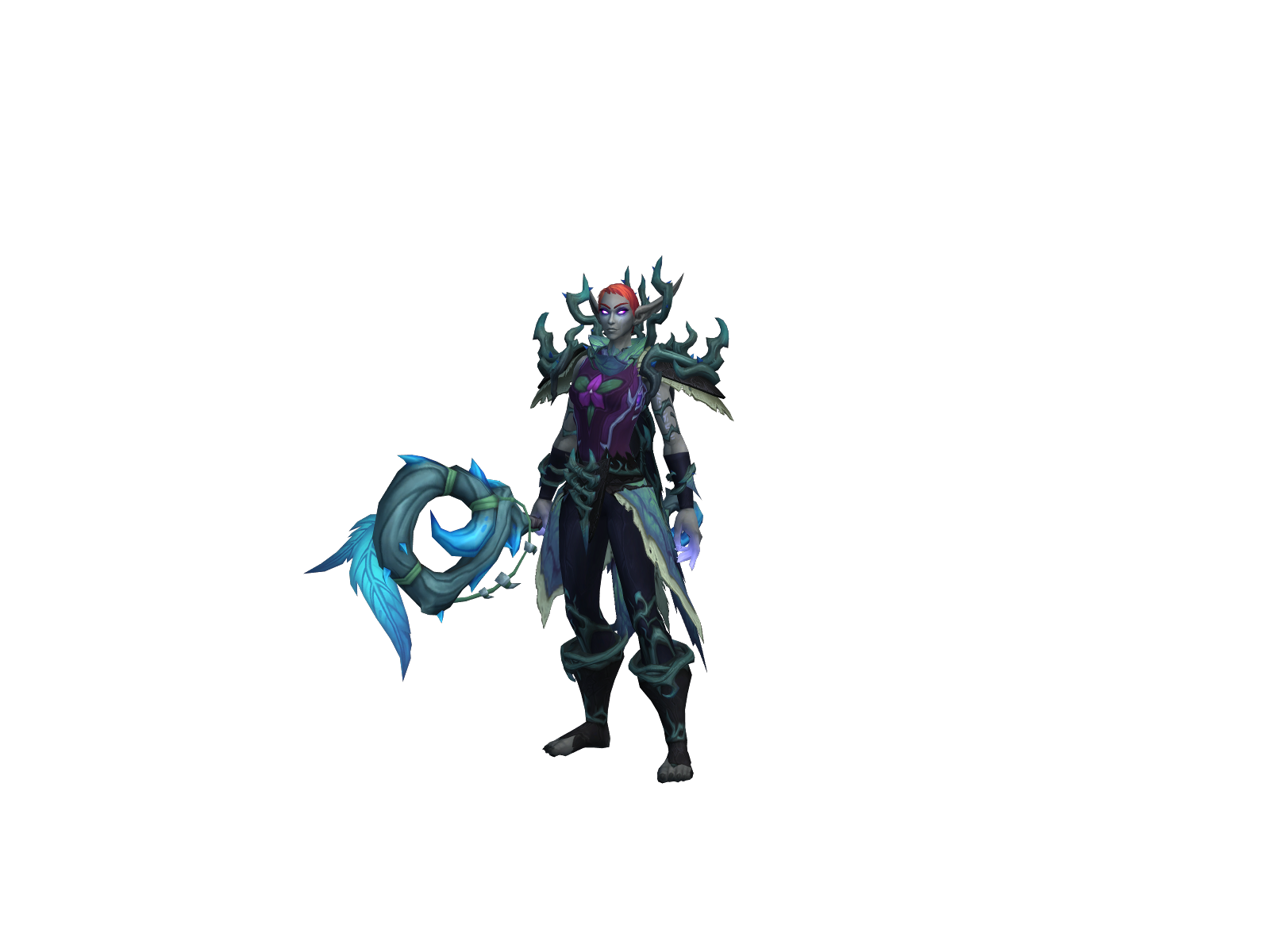 Aflito 3D character render