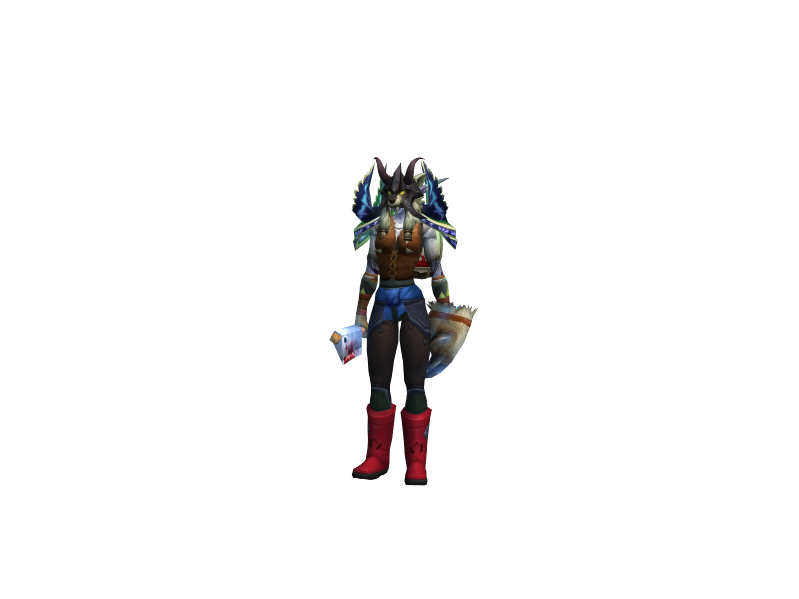 Mortalcringe 3D character render