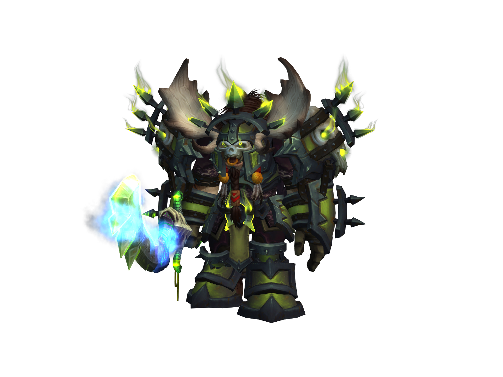 Feathamane 3D character render