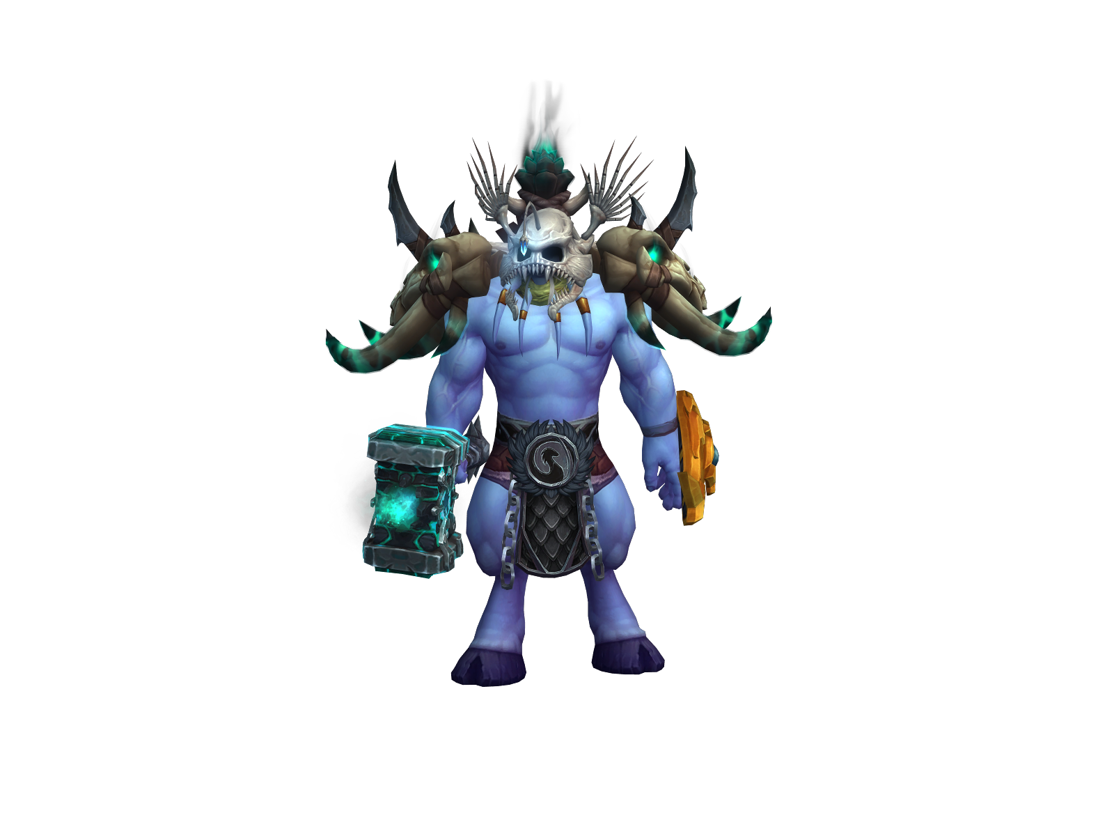 Râikou 3D character render