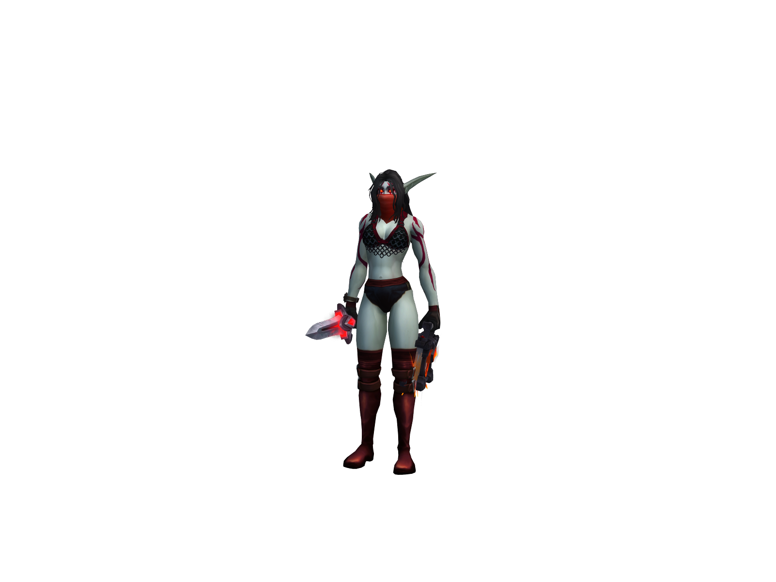 Usedefensive 3D character render
