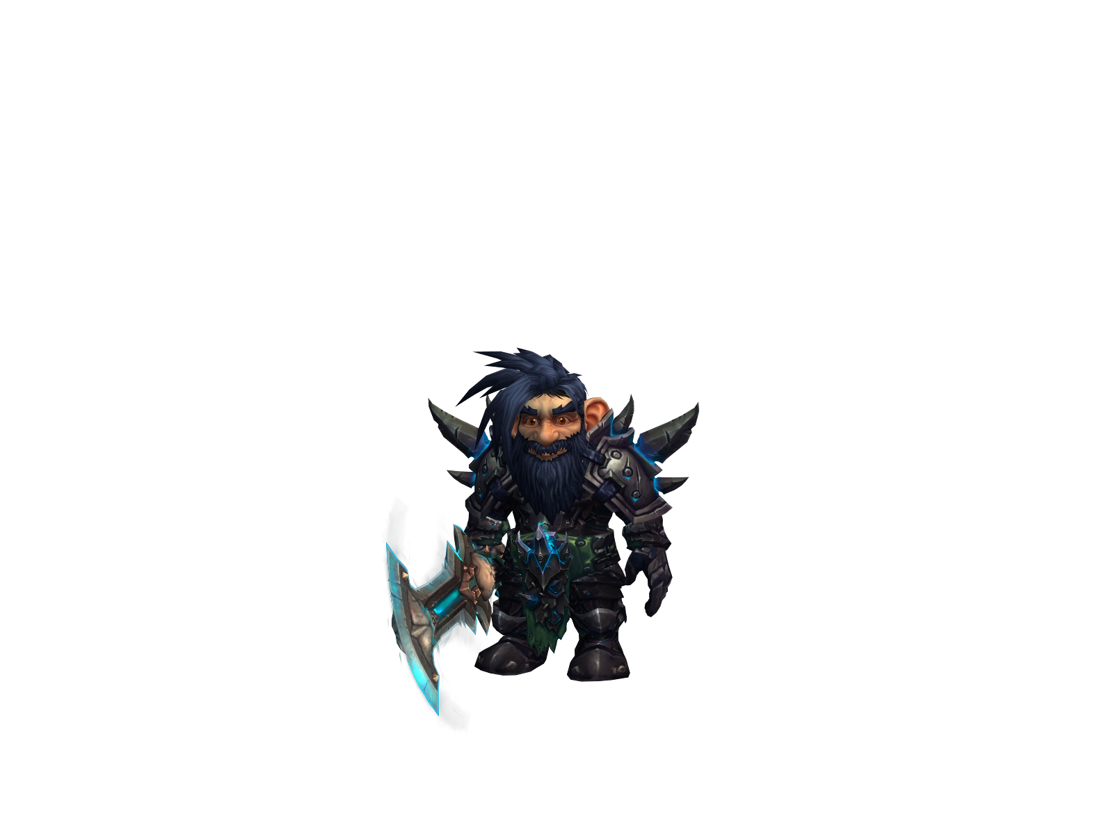 Krowen 3D character render