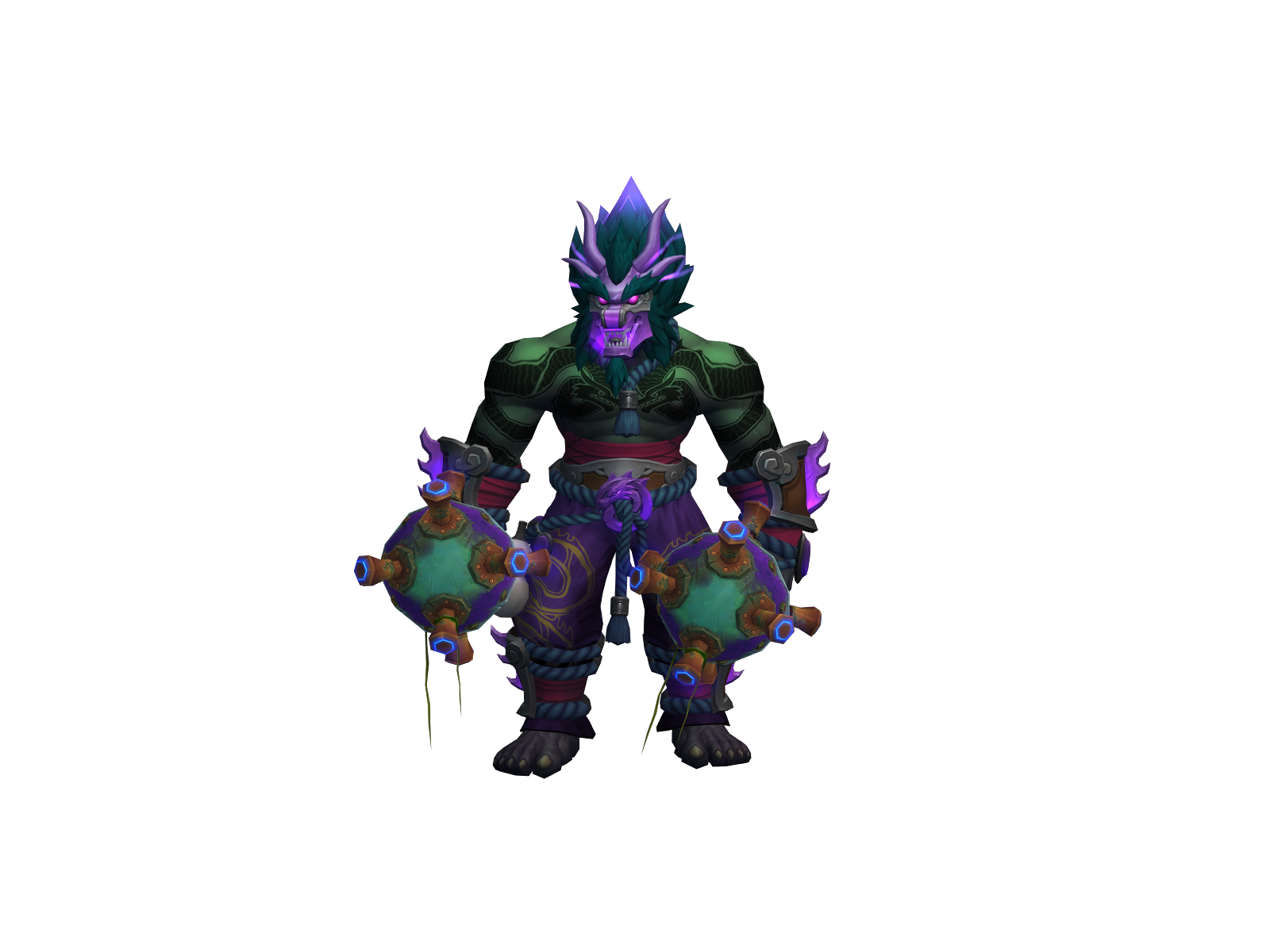 Tigerwoo 3D character render
