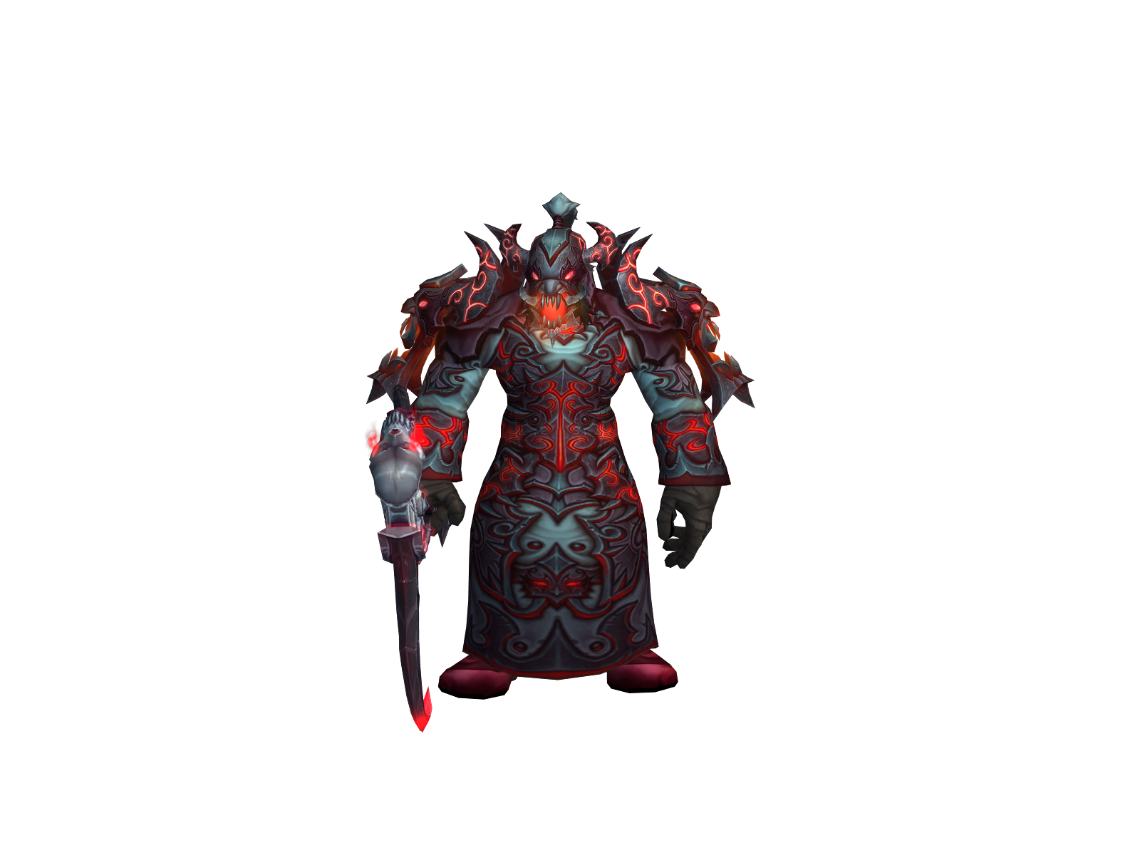 Glaw 3D character render