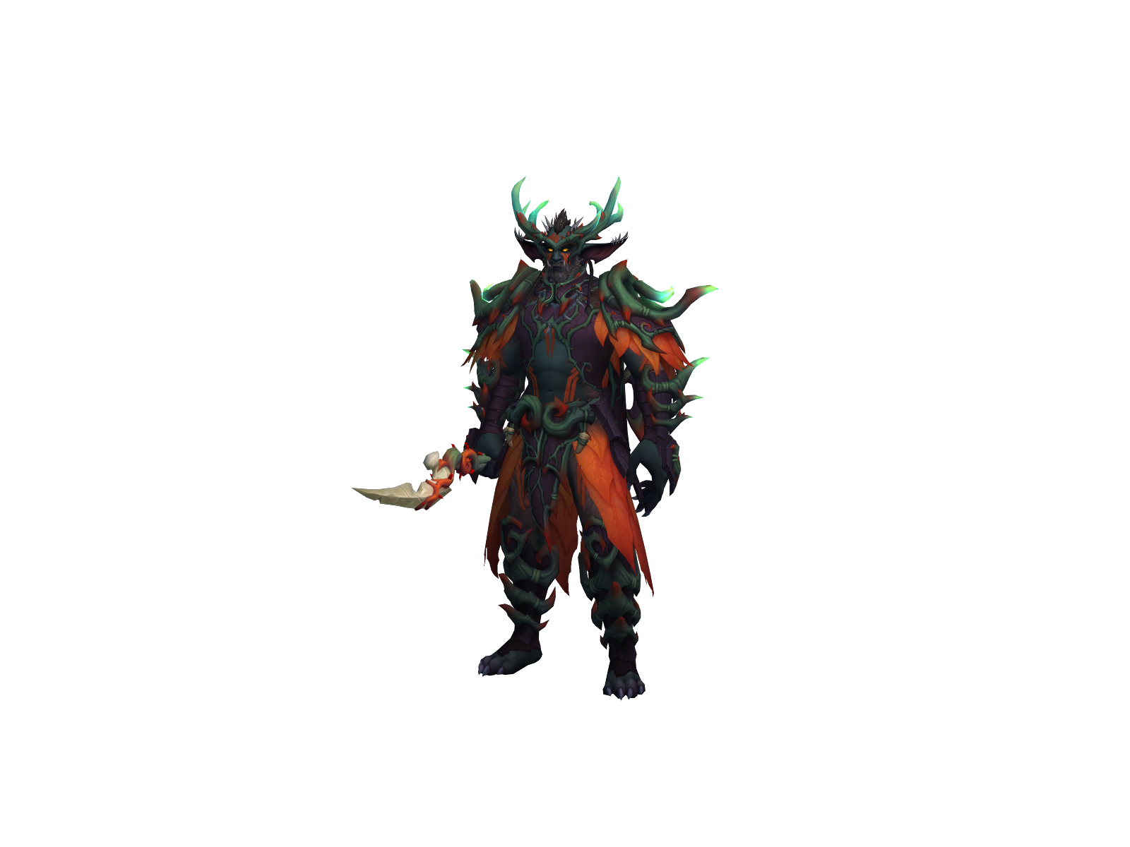 Morilotusk 3D character render