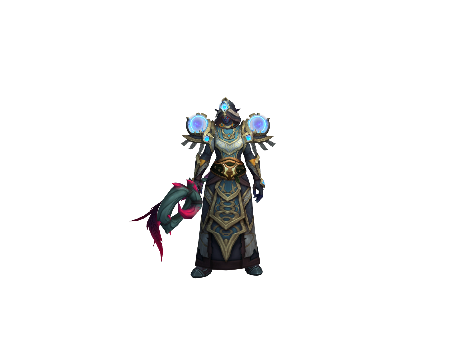 Zahirak 3D character render