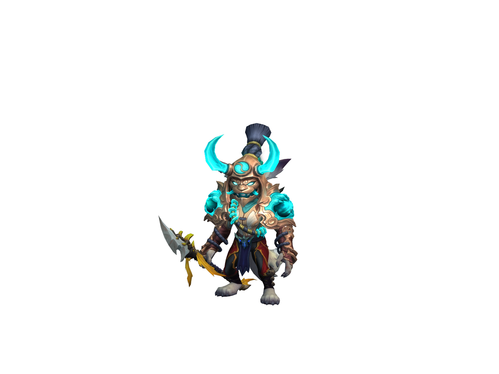 Huhuhahi 3D character render